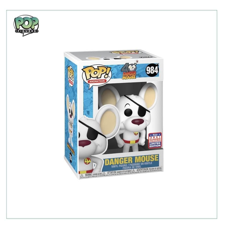 Funko Pop! Danger Mouse #984 Funko Pop! Danger Mouse - Virtual Funkon 2021 Shared Exclusive