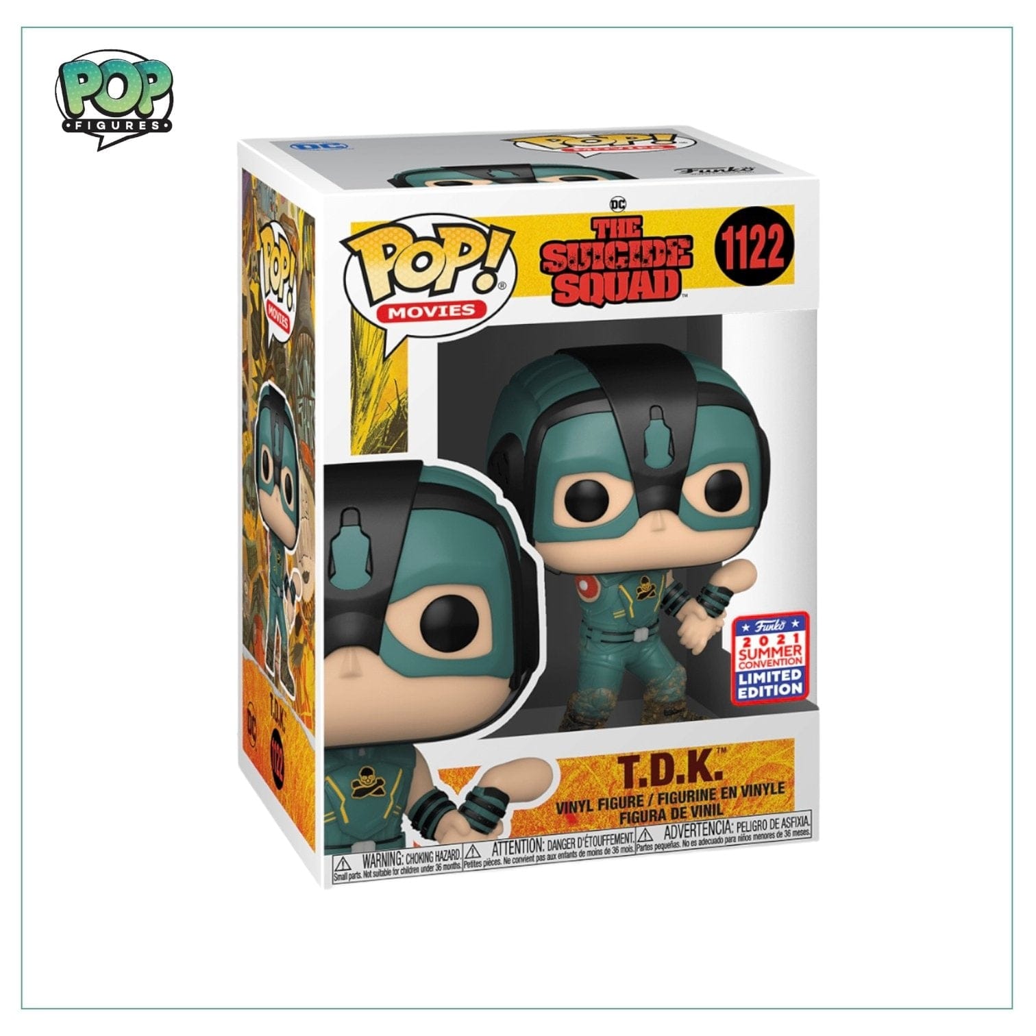 Funko Pop! T.D.K #1122 Funko Pop! - The Suicide Squad - 2021 Virtual Funkon
