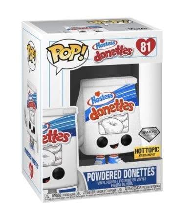 Funko Pop! Powdered Donettes (Diamond Collection) #81 Funko Pop! Hostess Donettes, Hot Topic Exclusive
