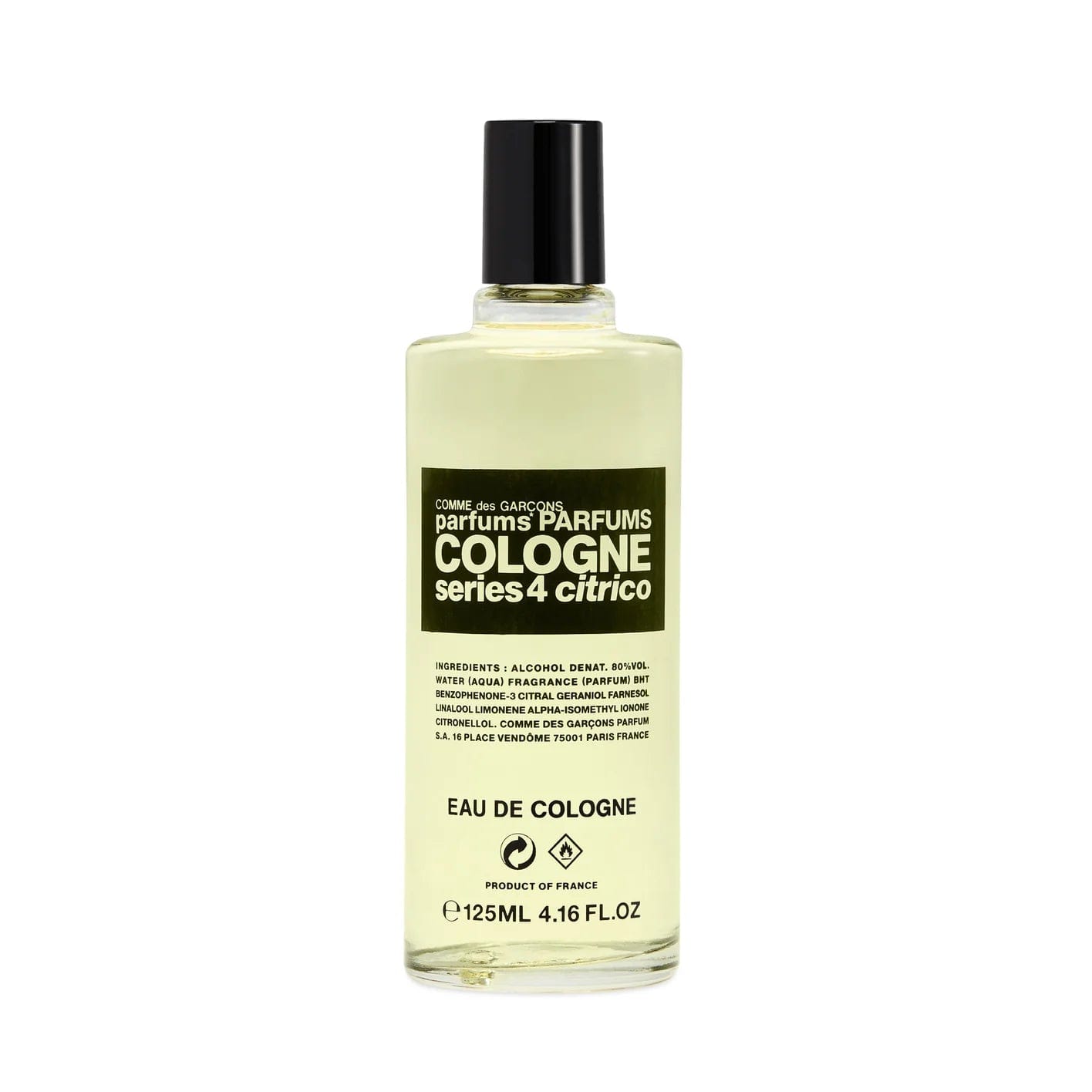 Cdg Parfum - Cologne Series 4: Citrico Eau de Cologne - (125 ml)