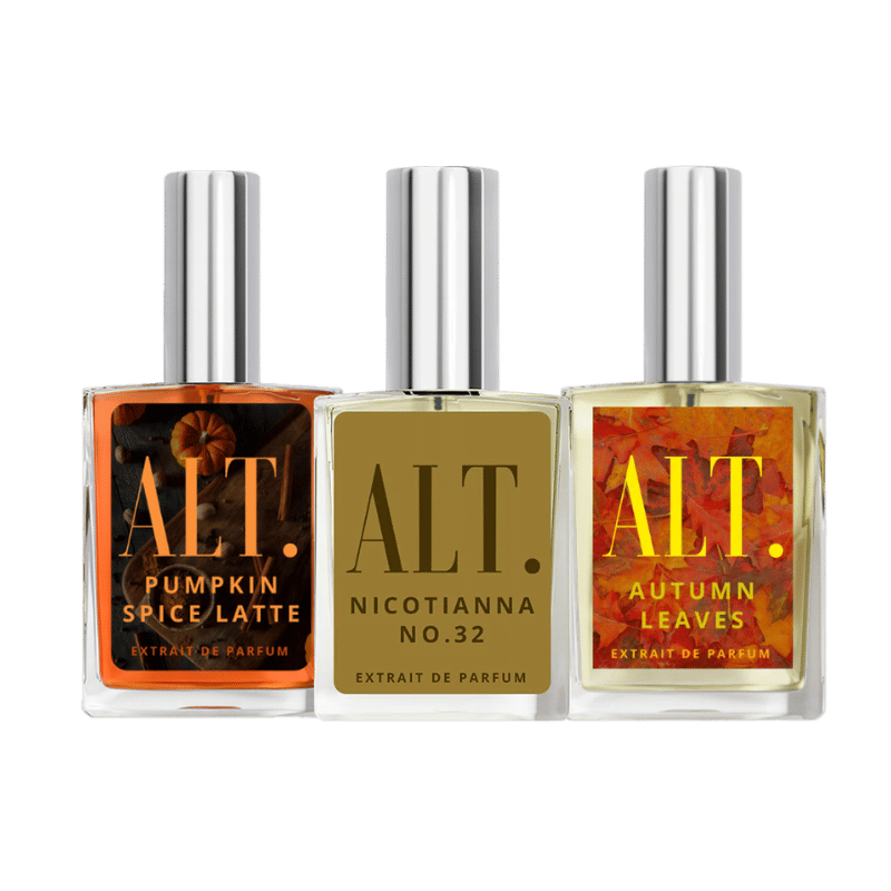 Inspired by Autumn Vibes, Tobacco Vanille, & Pumpkin Spice Latte Fall Fragrance Pack