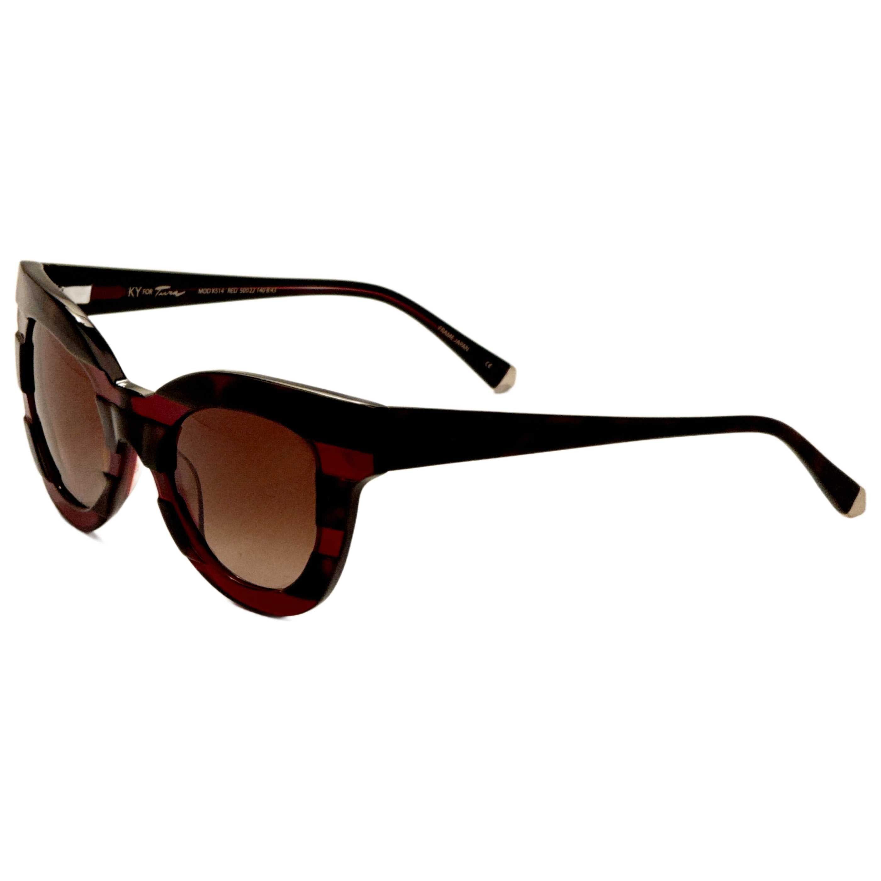 Kate Young Women's Sunglasses K514 - RED - 50