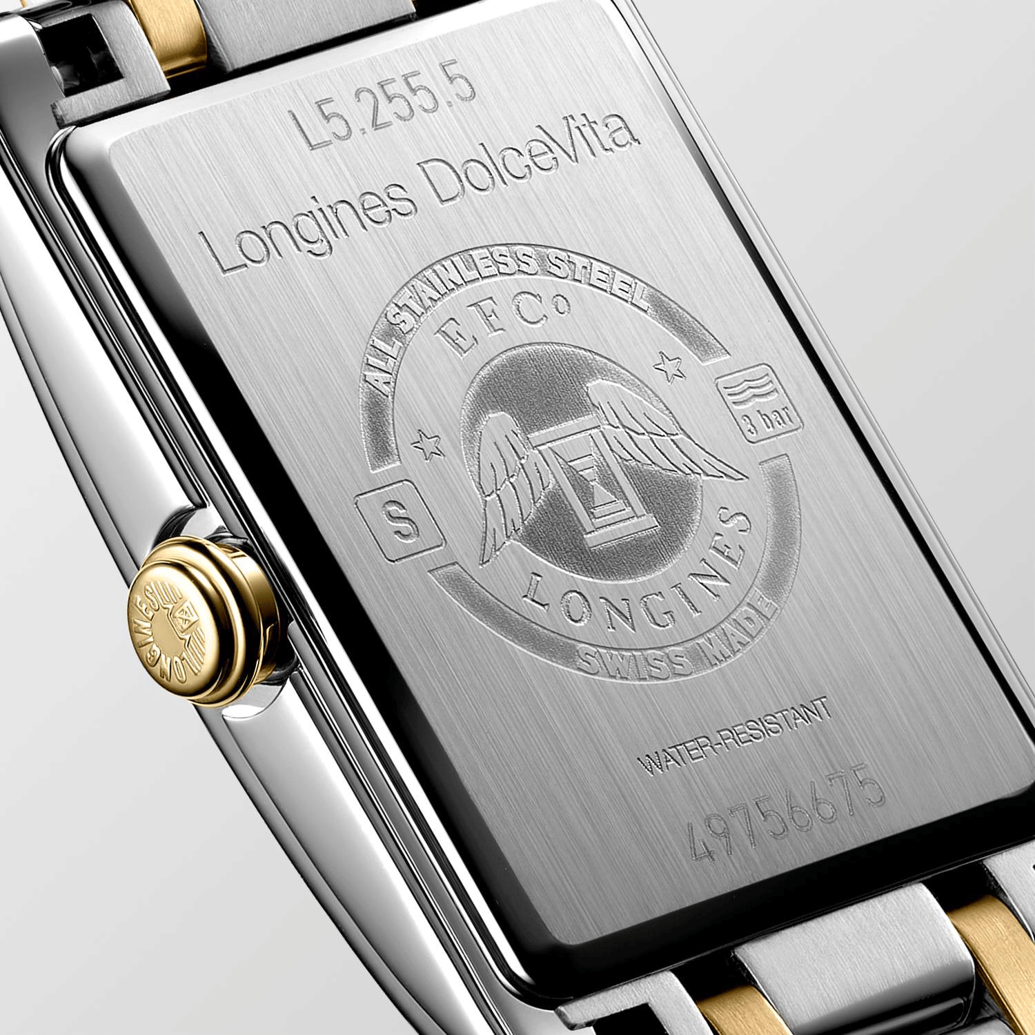 Longines DolceVita Watch with Mixed Metals Bracelet