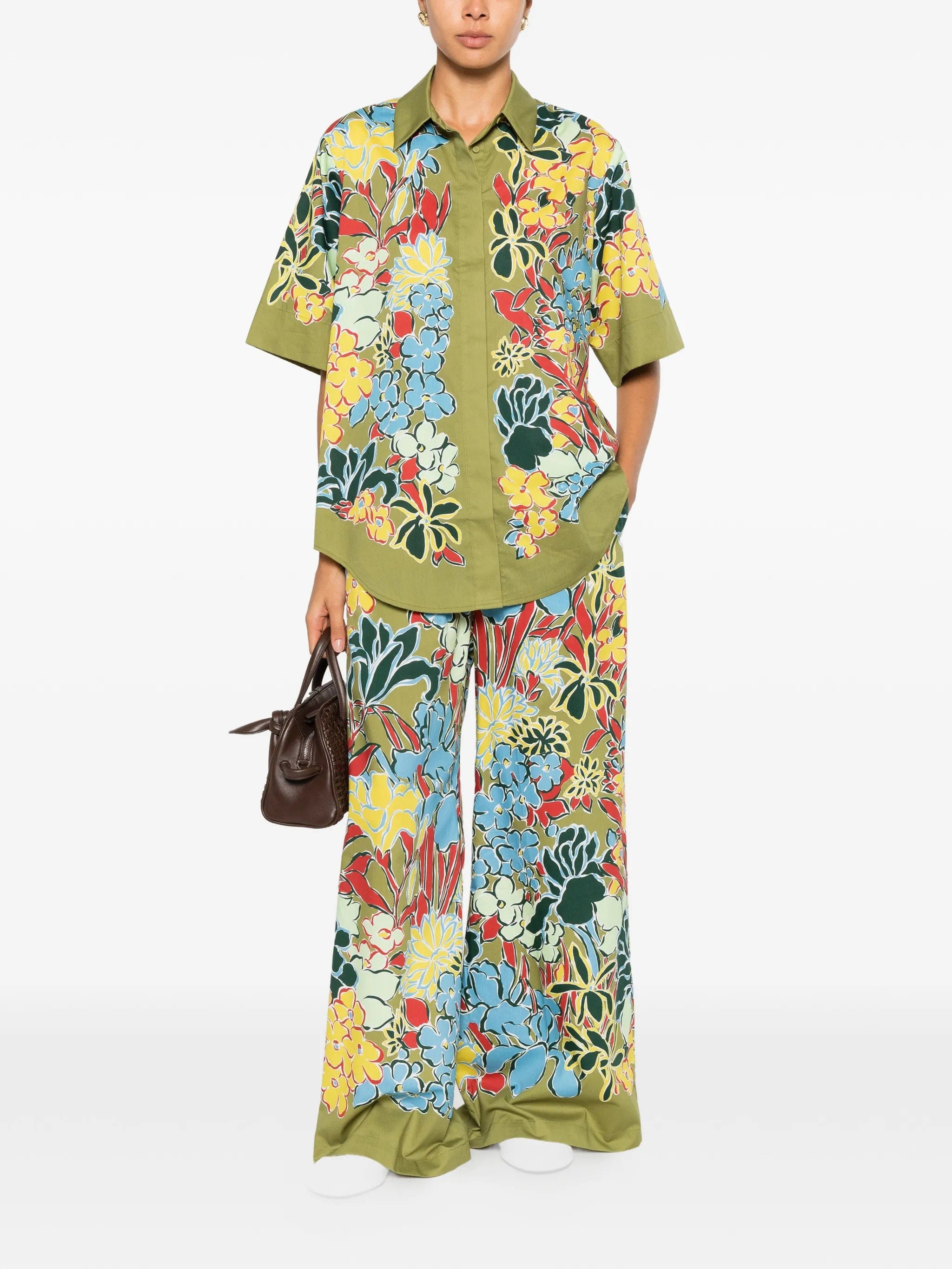 Alemais Solstice floral - print palazzo pants