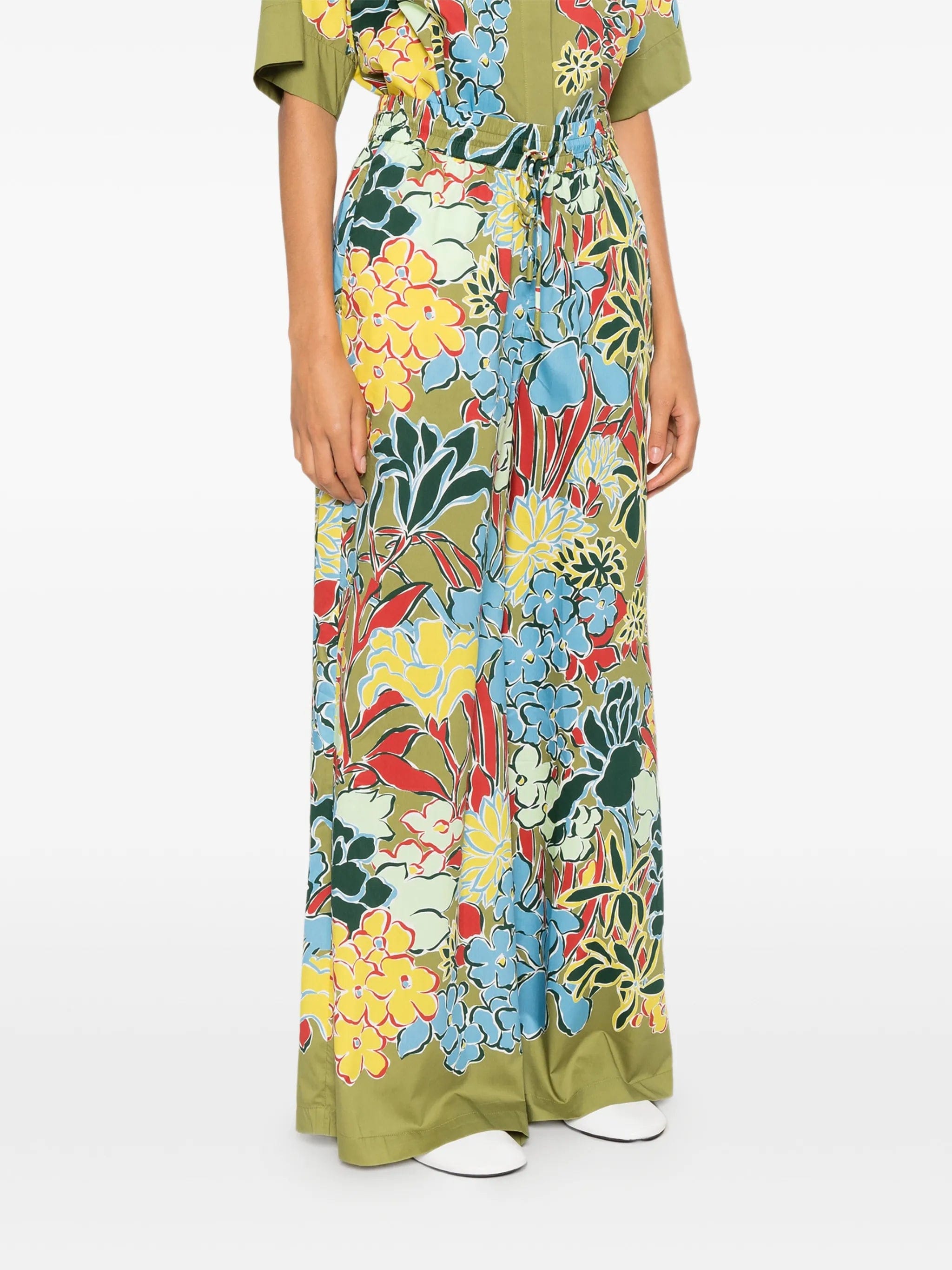 Alemais Solstice floral - print palazzo pants