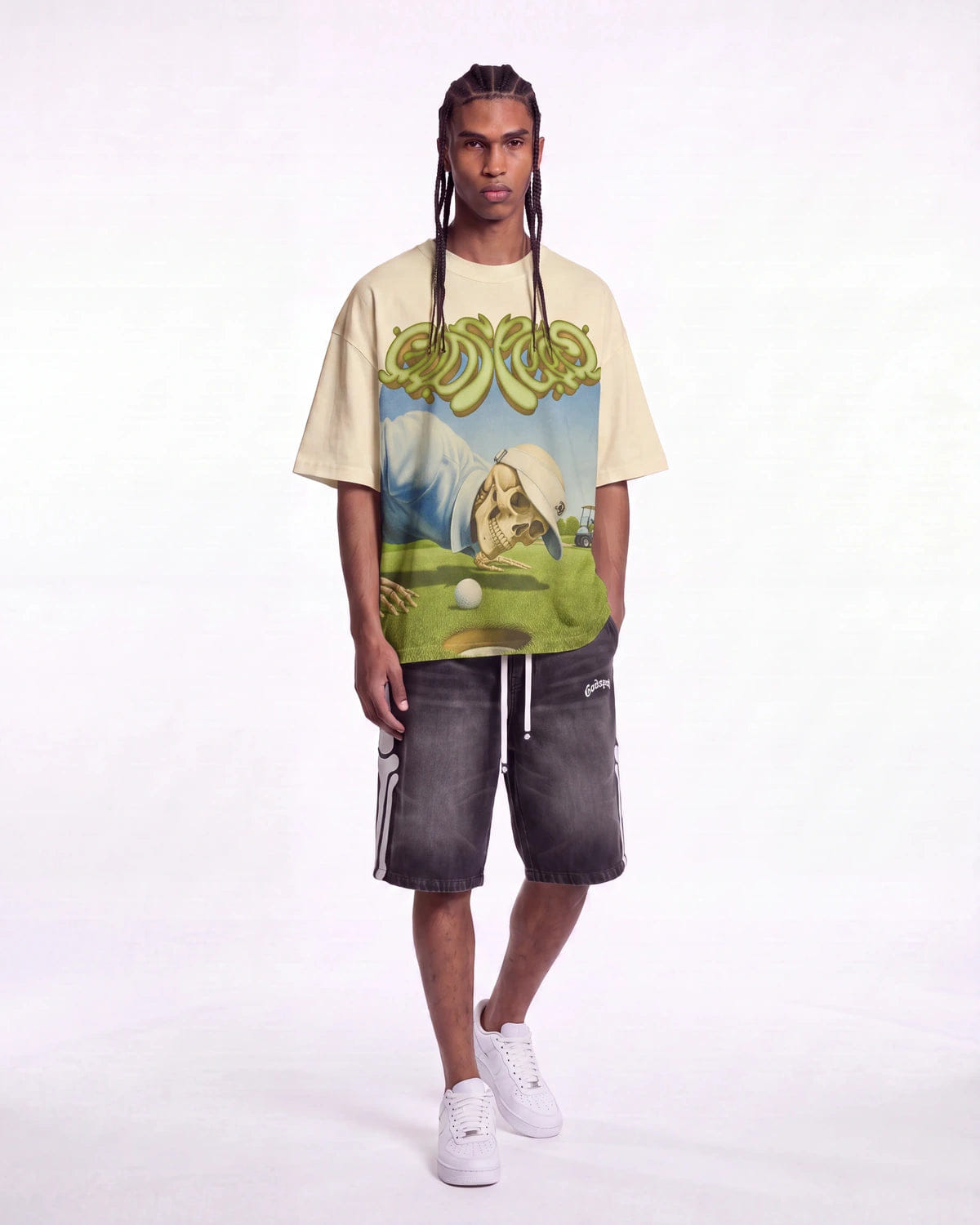 Godspeed Green Reaper T-Shirt Bone