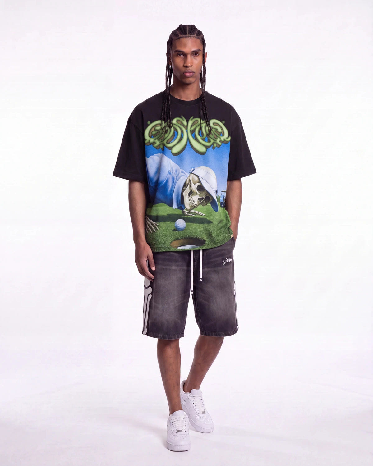 Godspeed Green Reaper T-Shirt Black