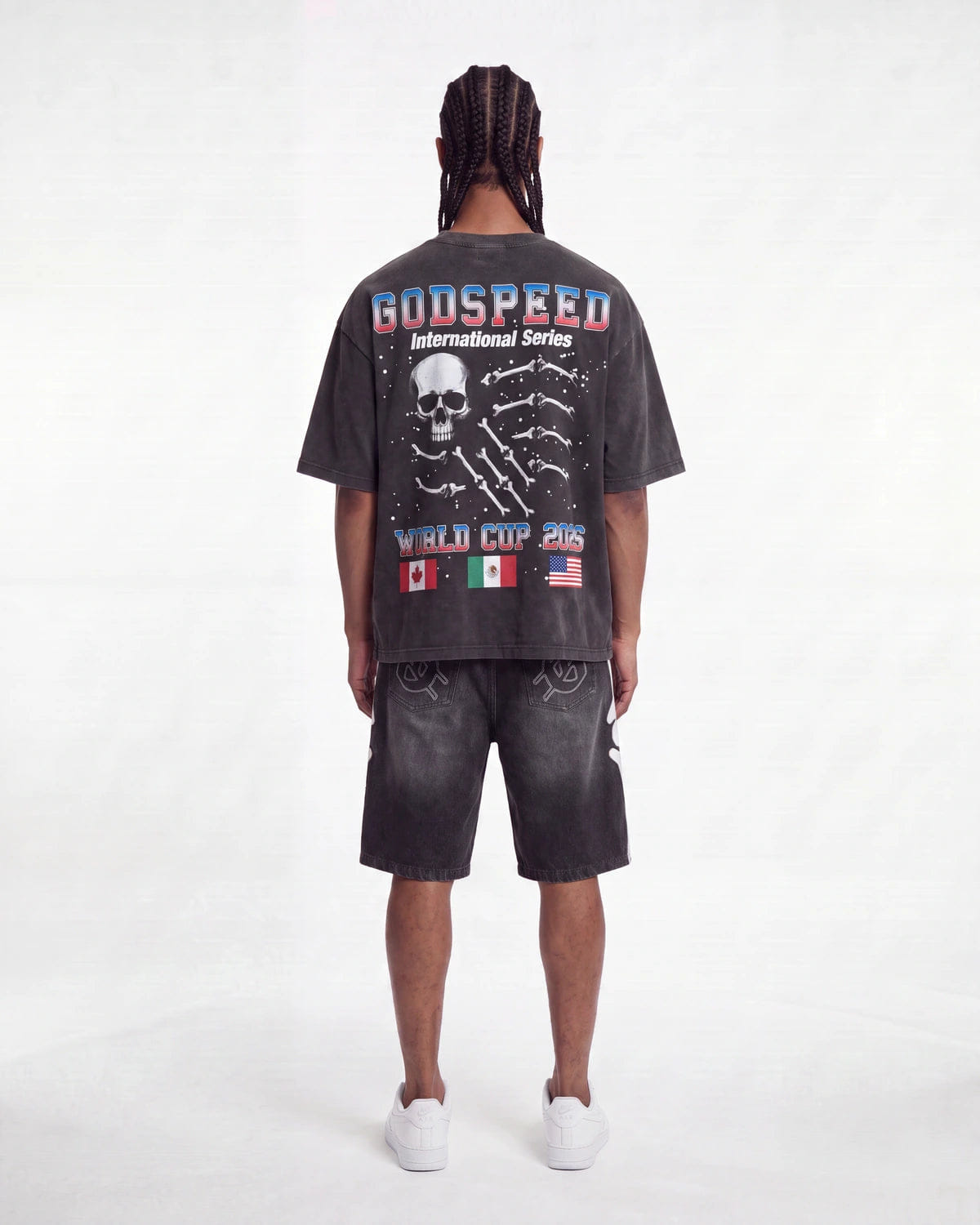 Godspeed Planet Futbol T-Shirt Black