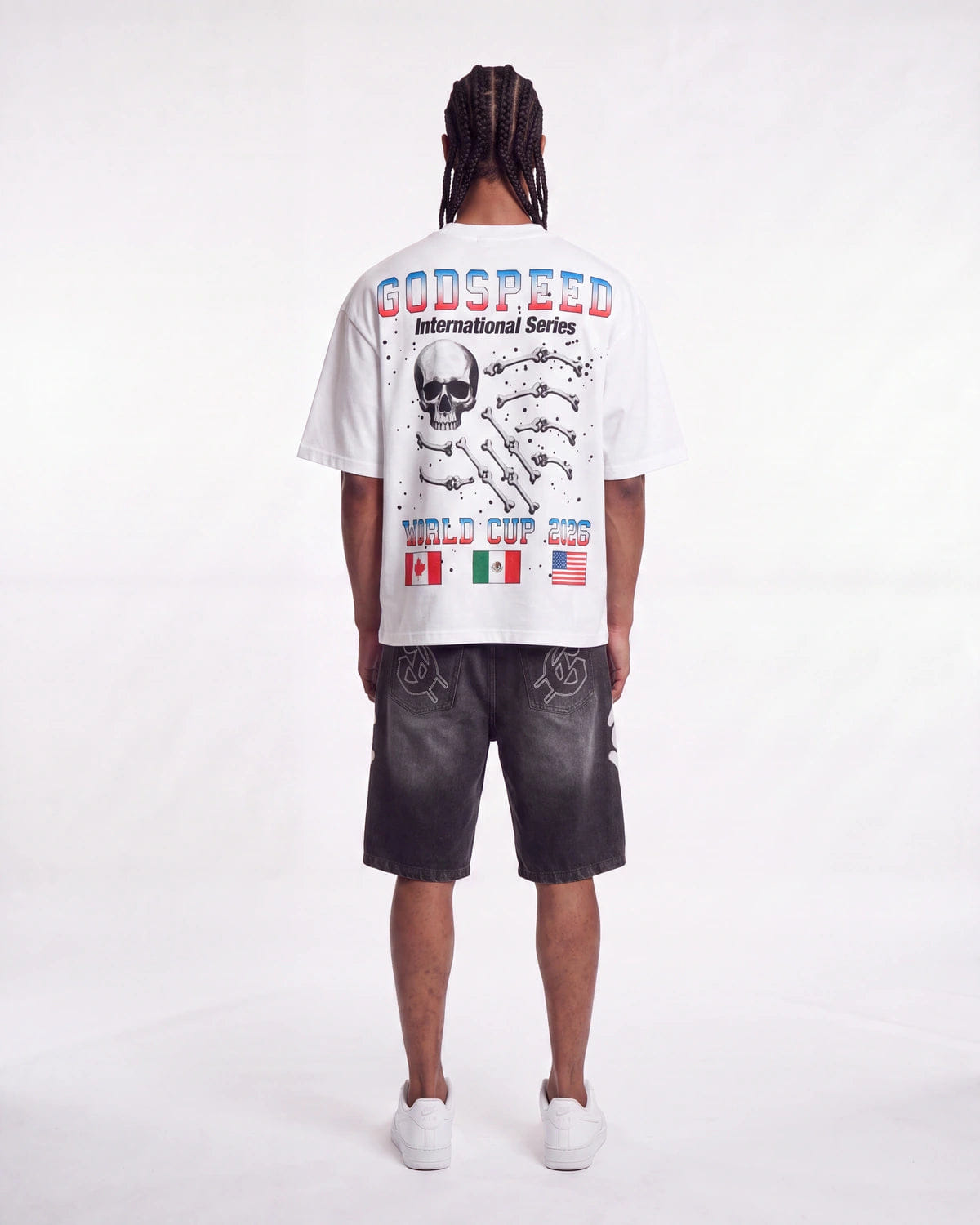 Godspeed Planet Futbol T-Shirt White