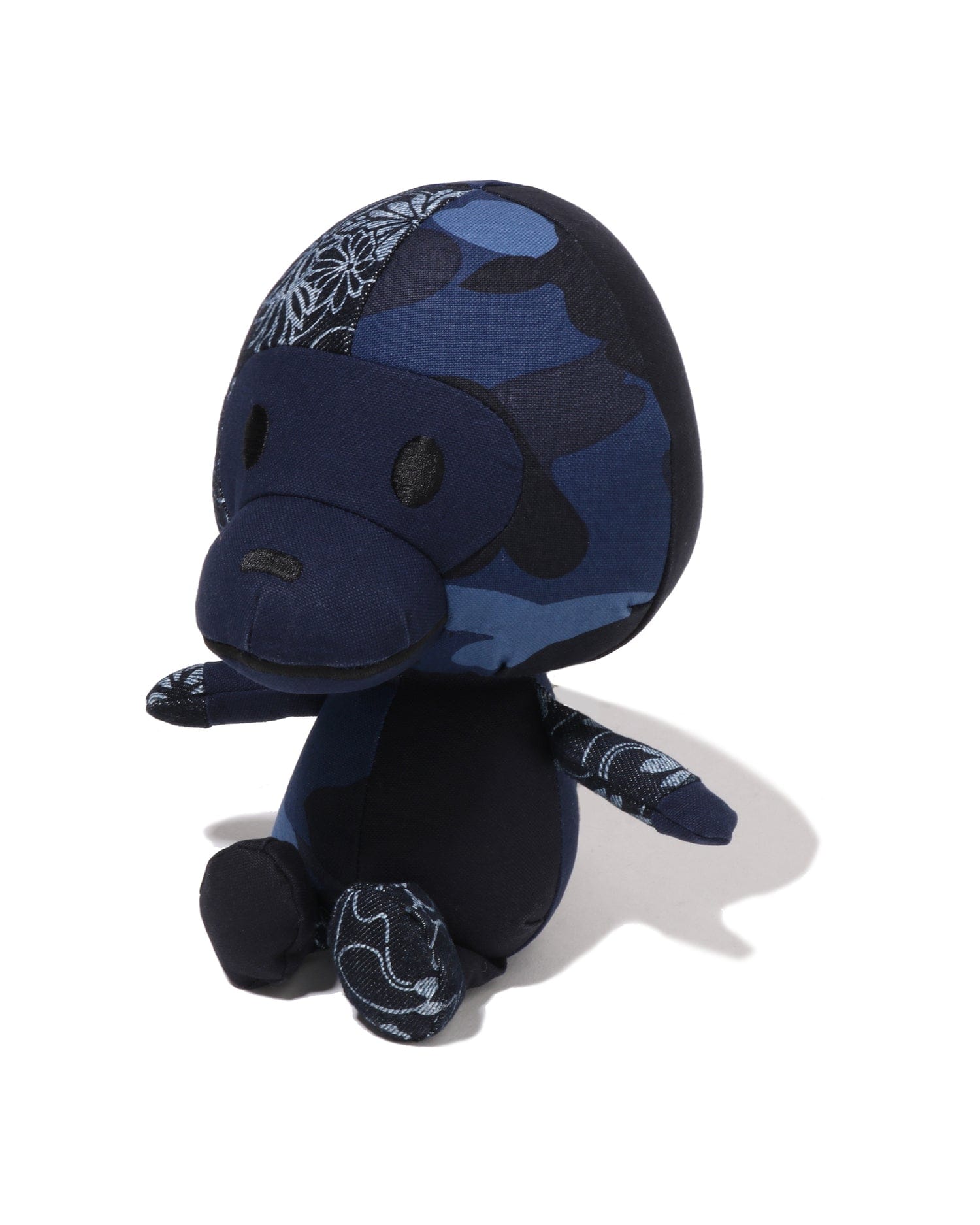 A Bathing APE Patchwork Baby Milo Plush Doll