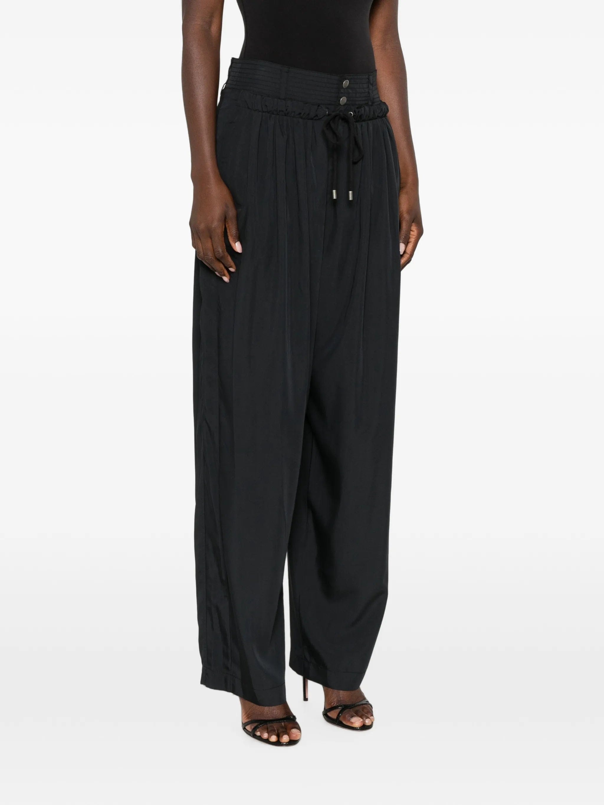Isabel Marant Inaya drawstring - fastening palazzo pants