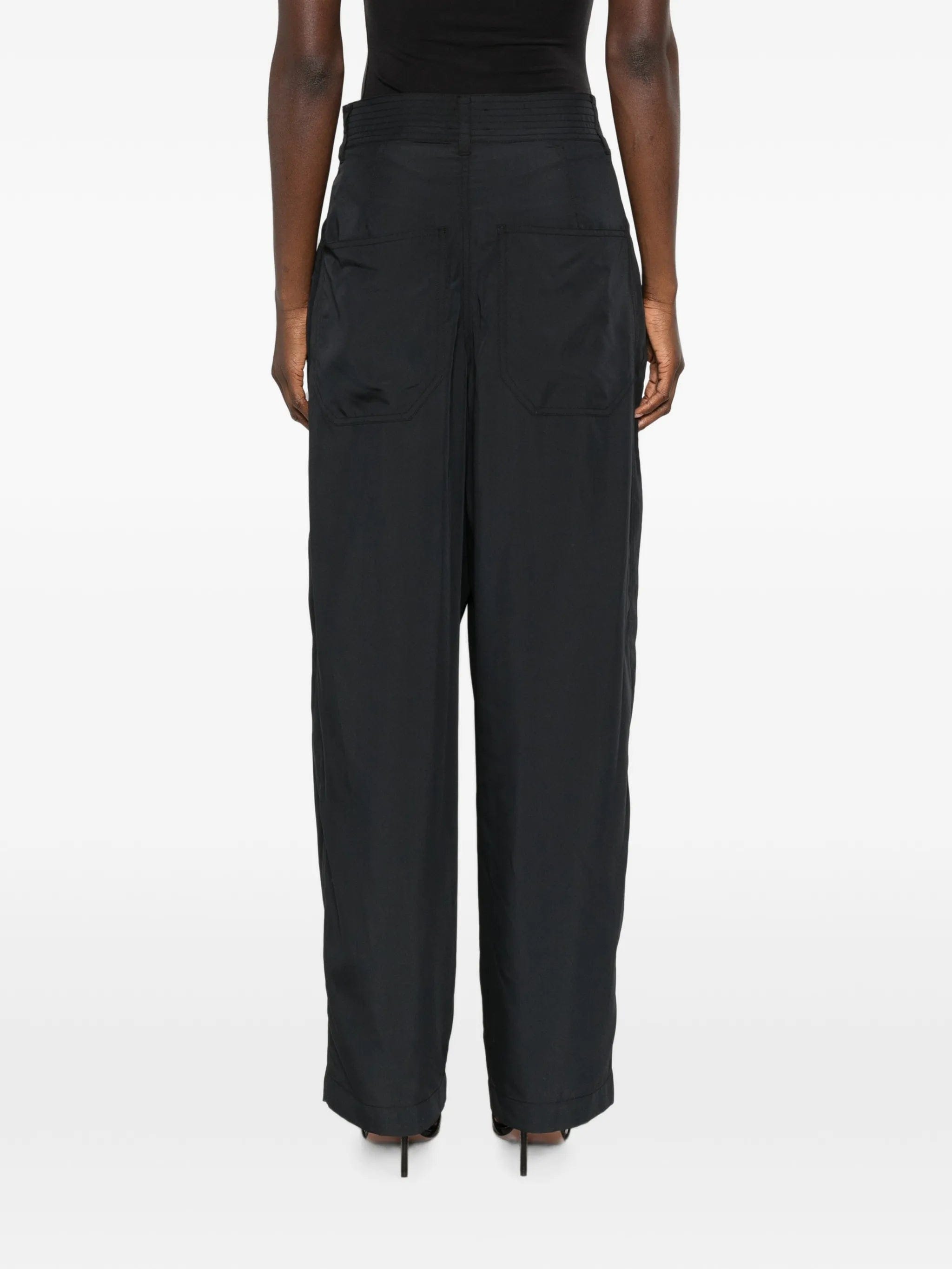 Isabel Marant Inaya drawstring - fastening palazzo pants