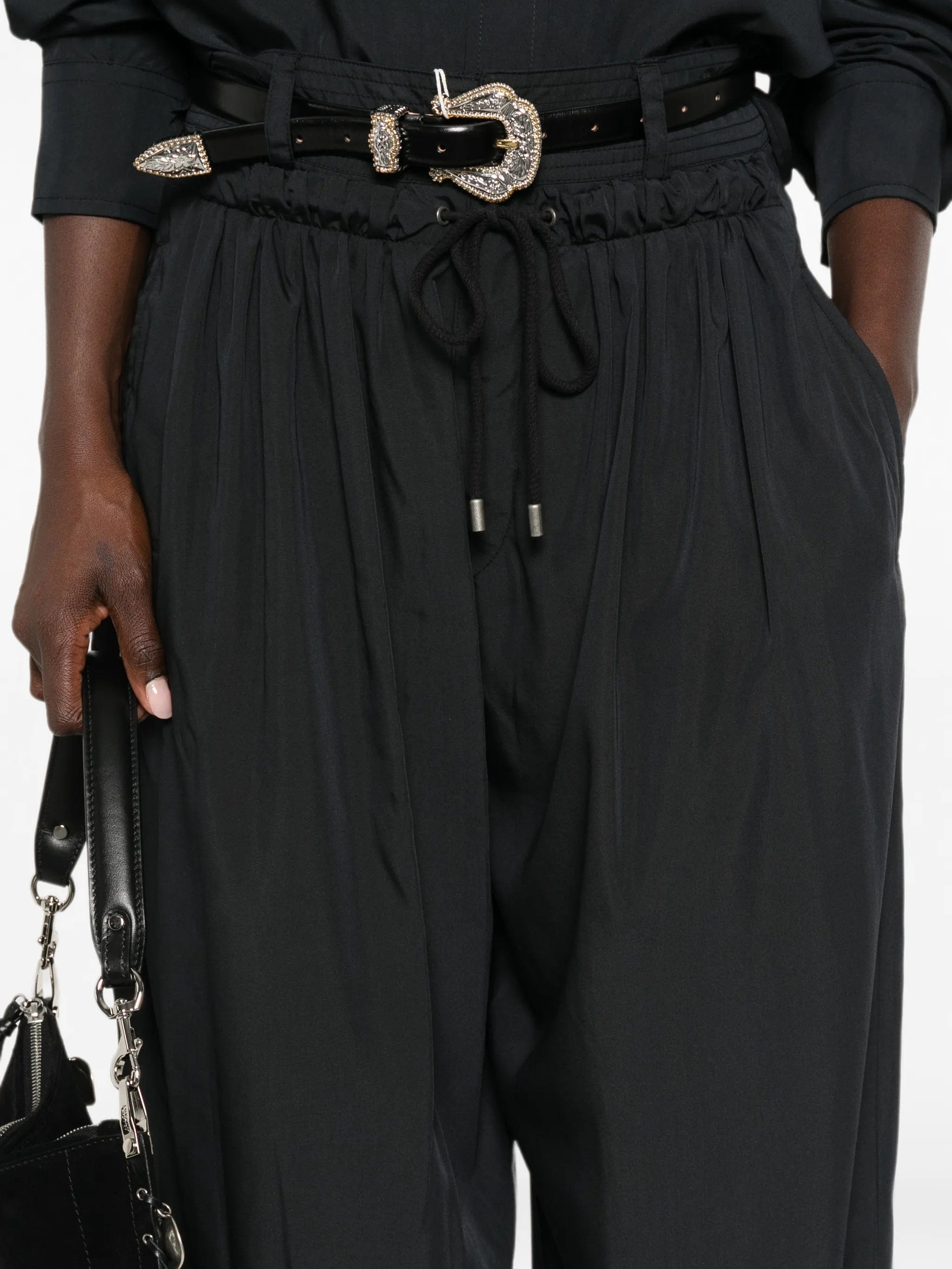 Isabel Marant Inaya drawstring - fastening palazzo pants