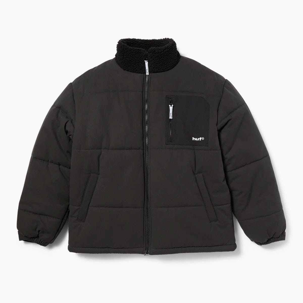 HUF Siple Puffer Jacket Black