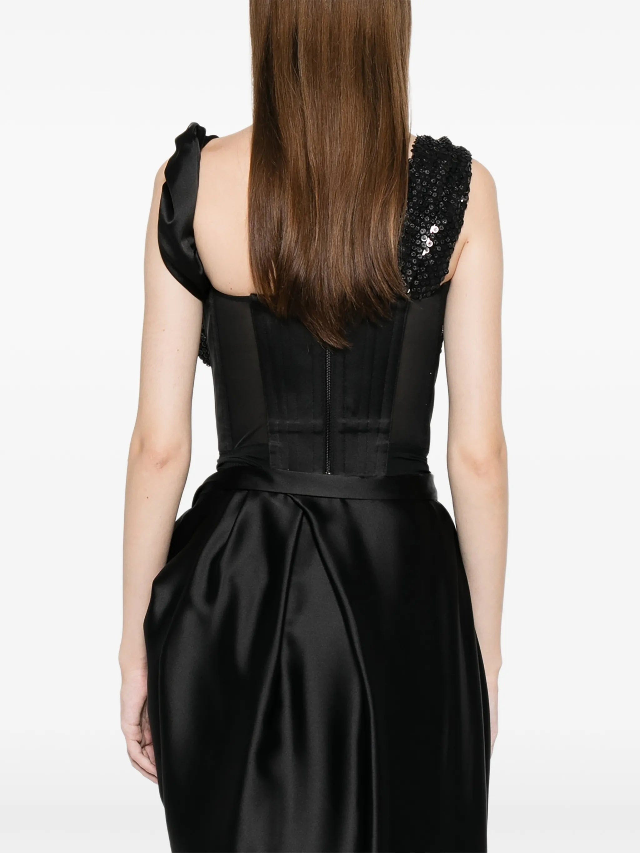 Vivienne Westwood Knot sequin embellished corset top