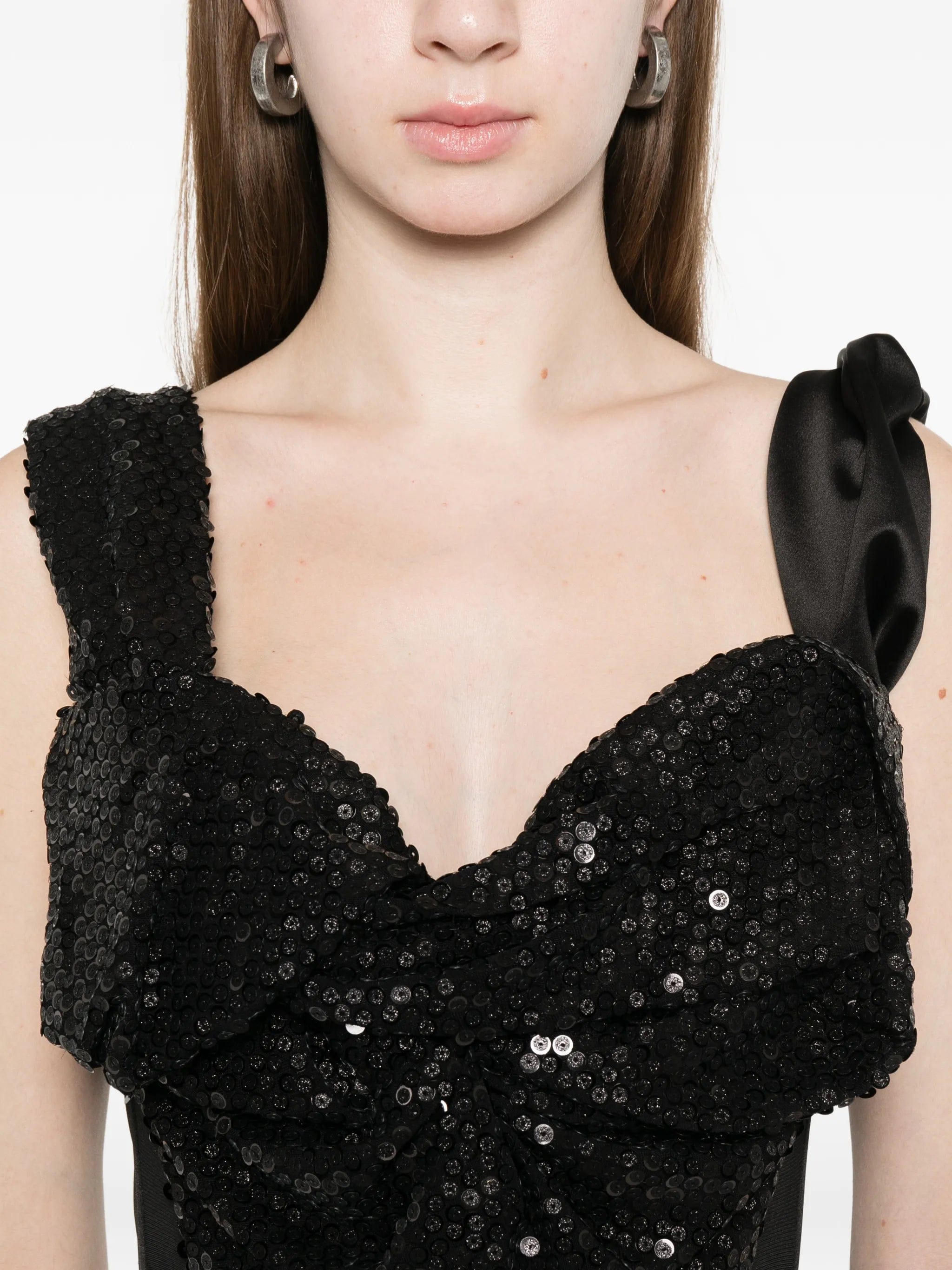 Vivienne Westwood Knot sequin embellished corset top