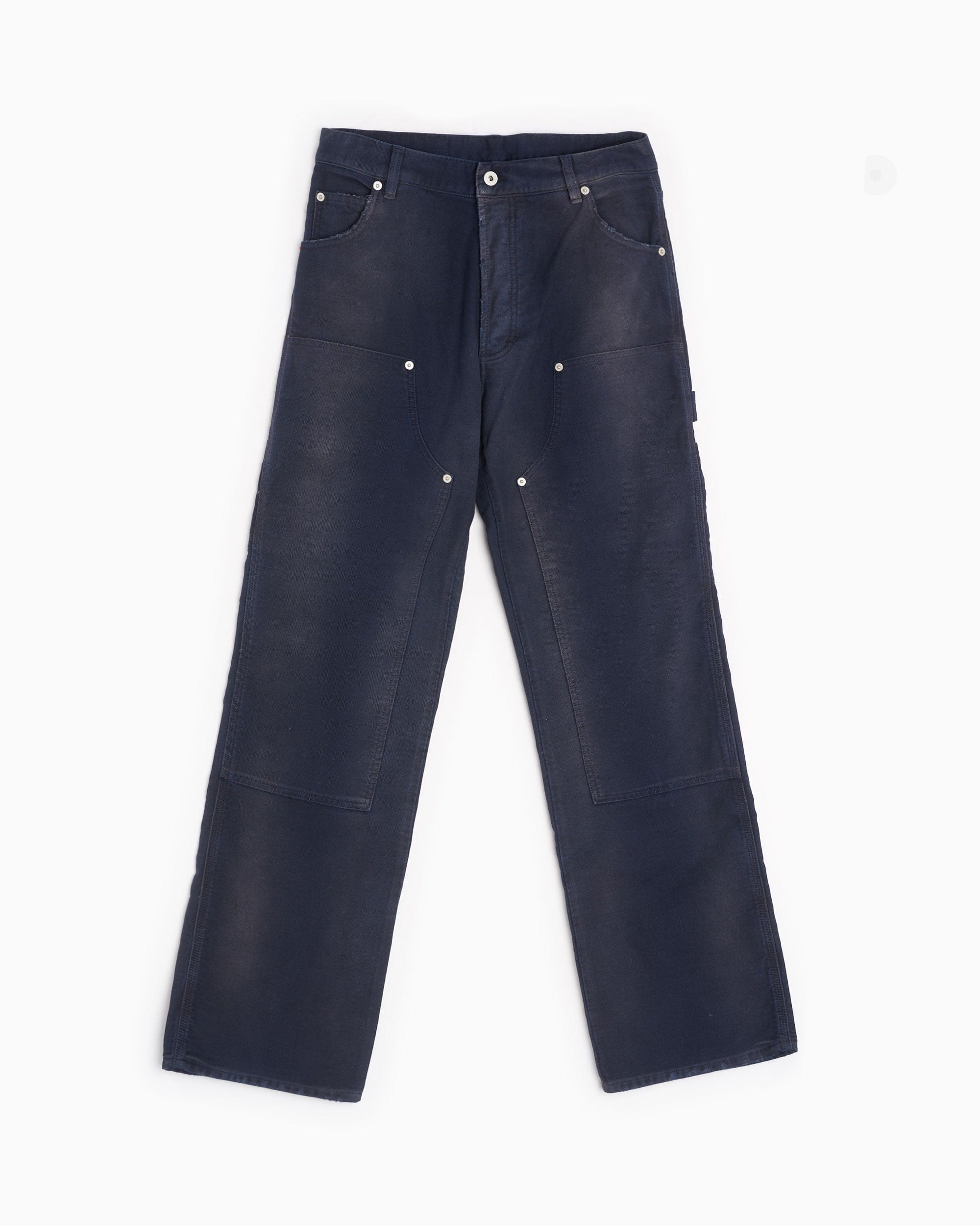 Heron Preston Pantalones Heron Preston Distressed Canvas Men's Carpenter Pants para hombre