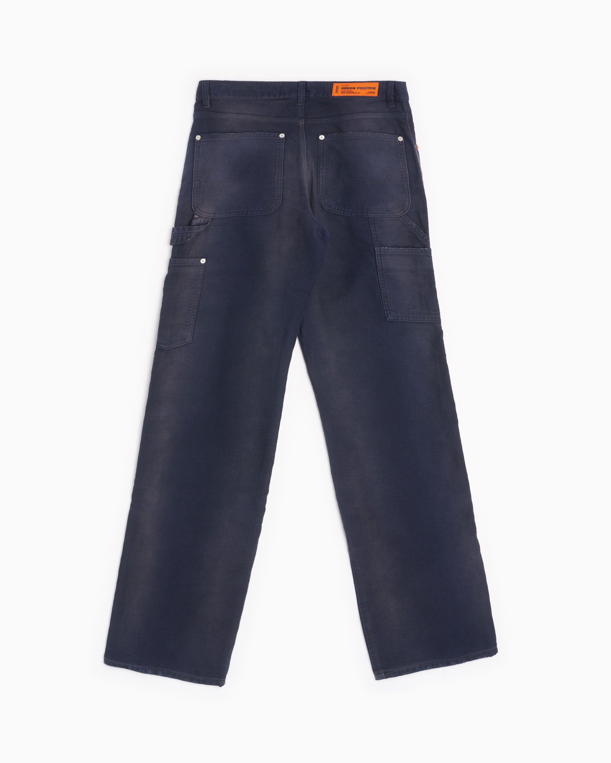 Heron Preston Pantalones Heron Preston Distressed Canvas Men's Carpenter Pants para hombre