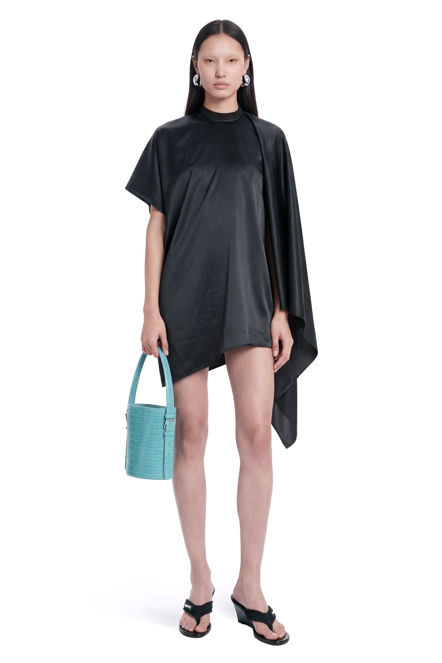 Coperni Zero Waste Draped Mini Dress