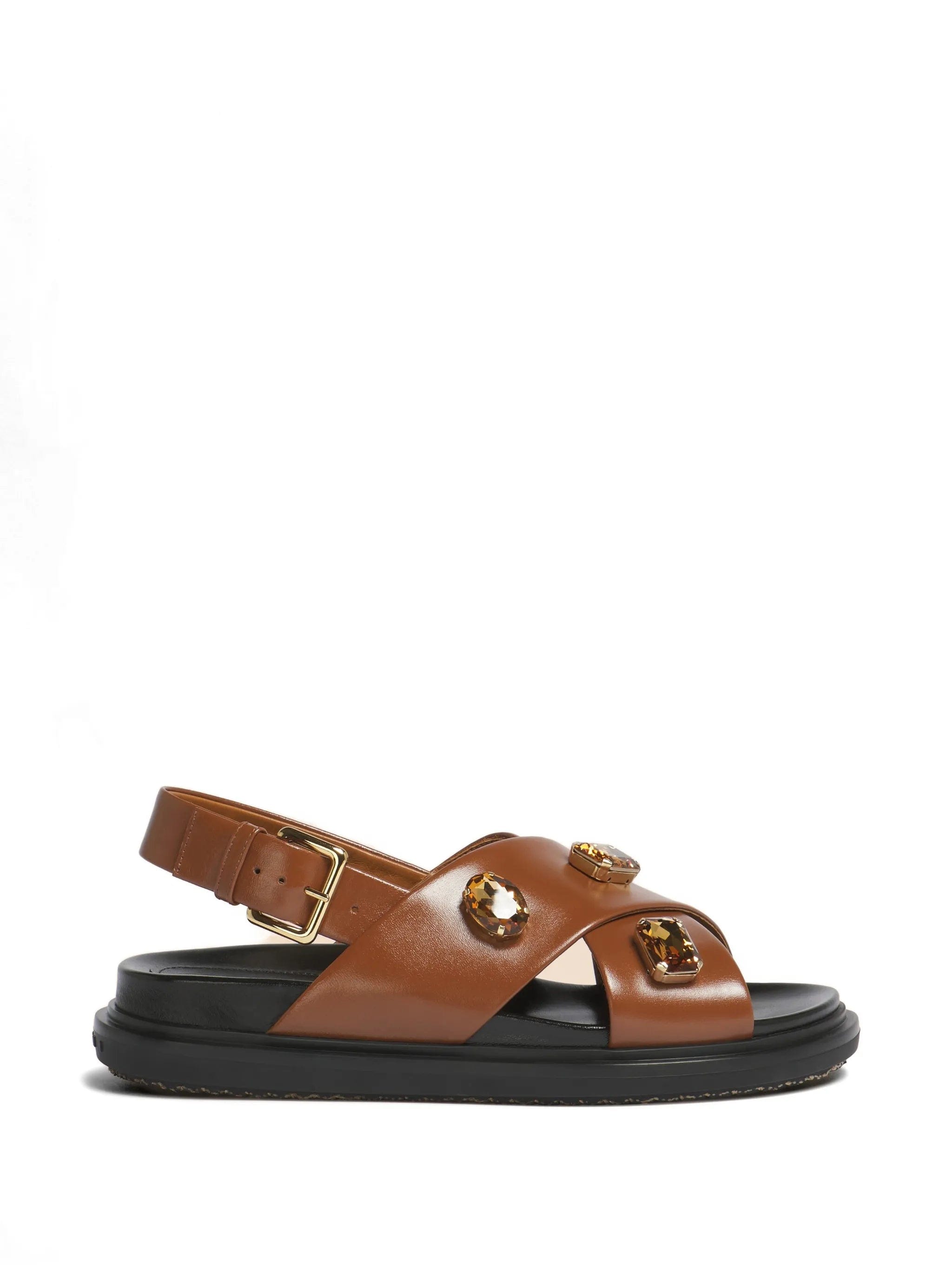 Marni crystal - embellished Fussbett sandals