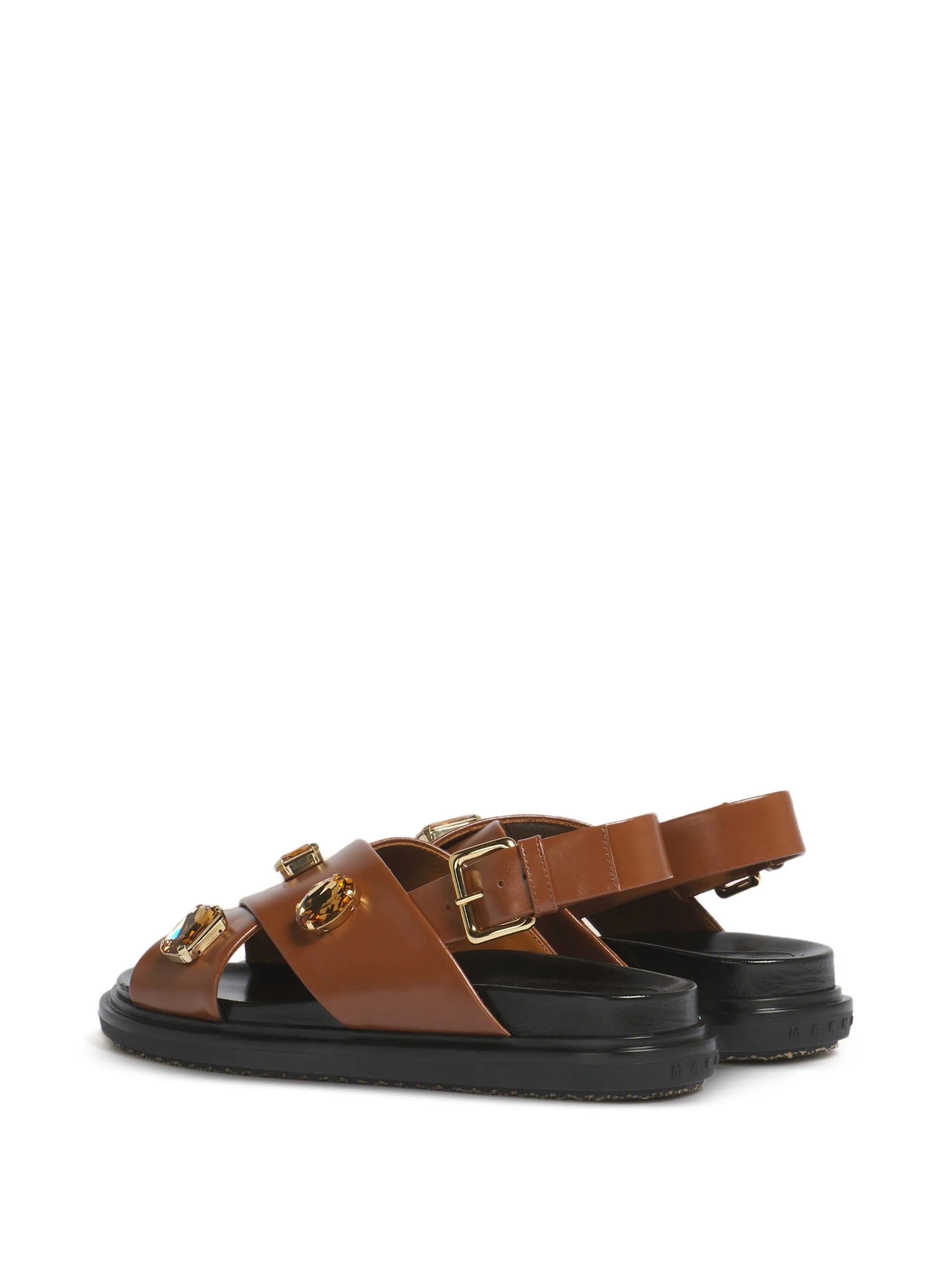 Marni crystal - embellished Fussbett sandals