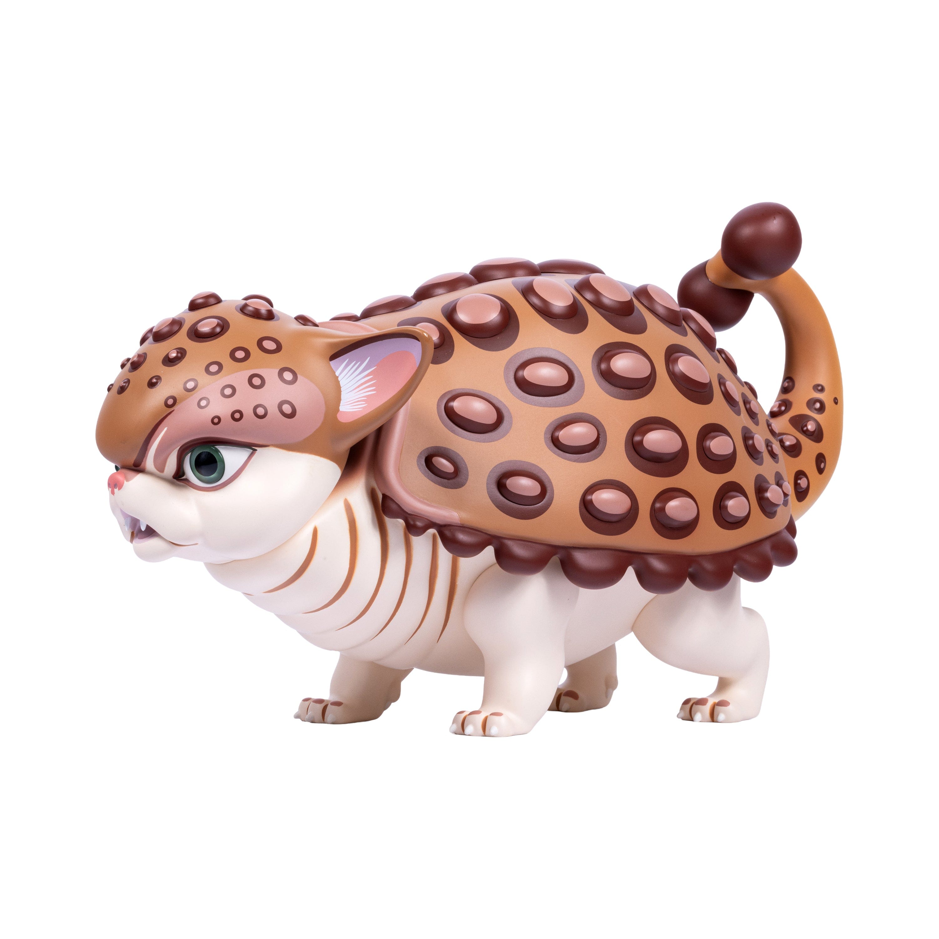 3dretro Mab Graves Dinokitties AnCATylosaurus Persimmon Orange Vinyl Figure