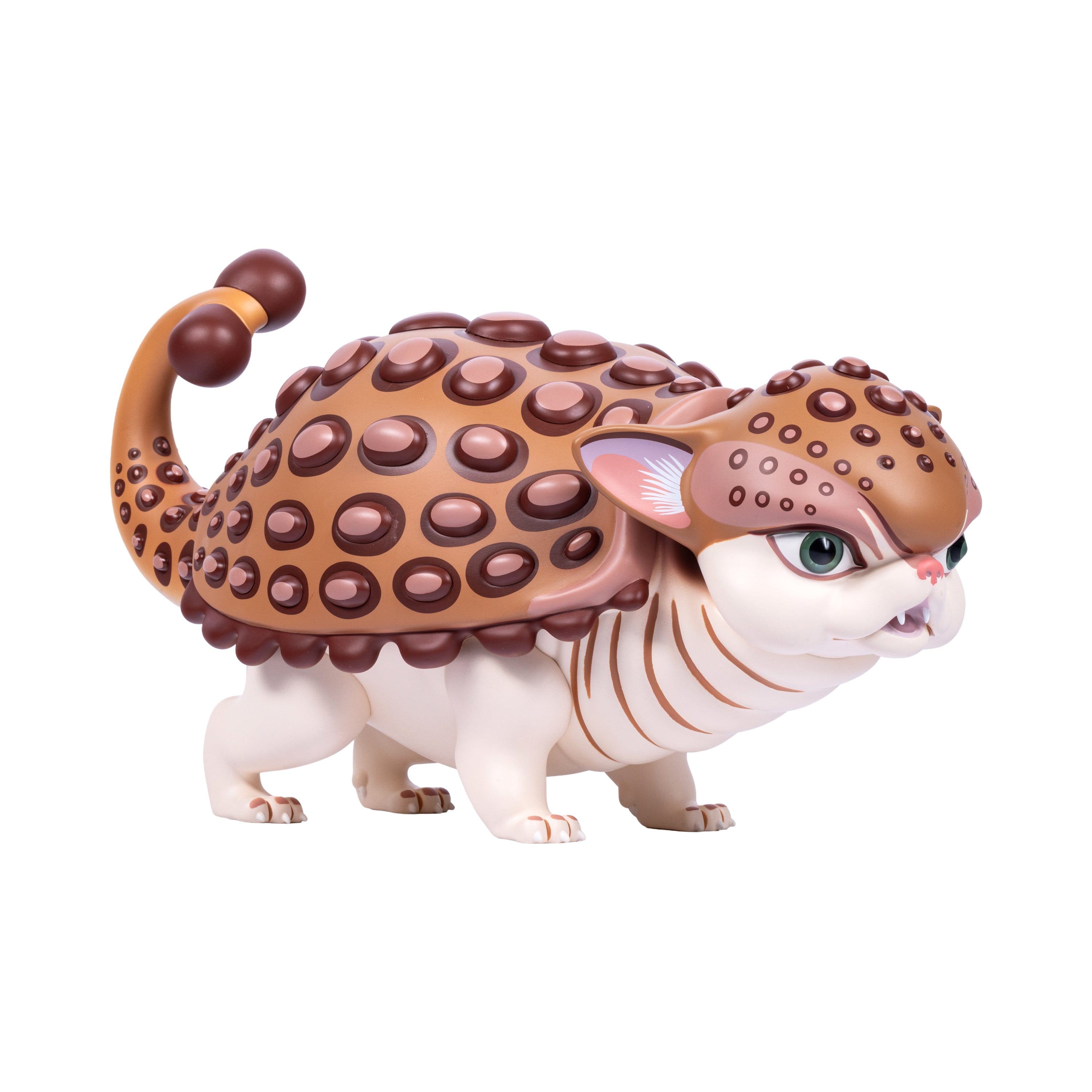 3dretro Mab Graves Dinokitties AnCATylosaurus Persimmon Orange Vinyl Figure