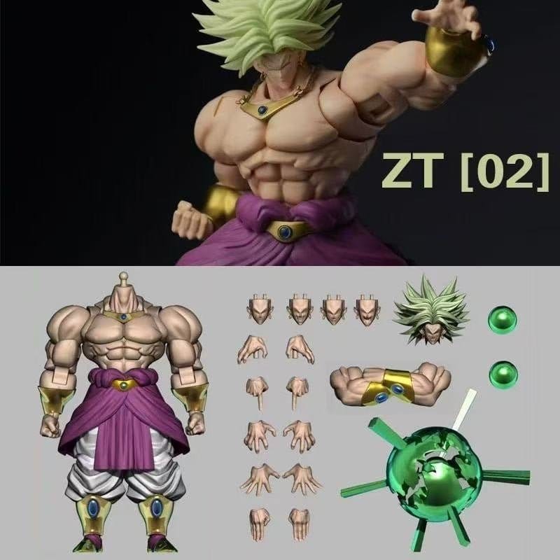 ZT Toys 02 Broly Action Figure Combo