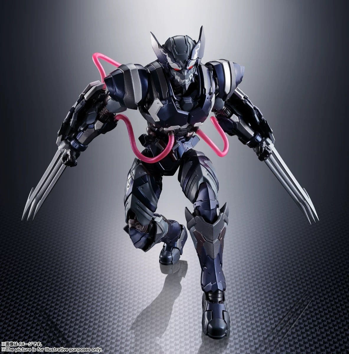SHF S.H.Figuarts Tech - ON Avengers: Venom Symbiote Wolverine Action Figure