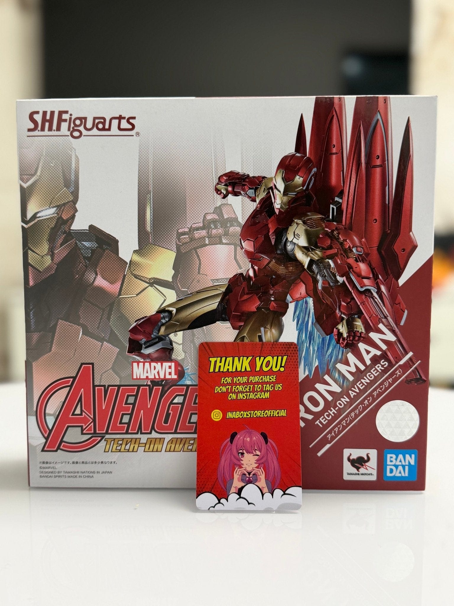 SHF S.H.Figuarts Tech - ON Avengers: Iron Man Action Figure