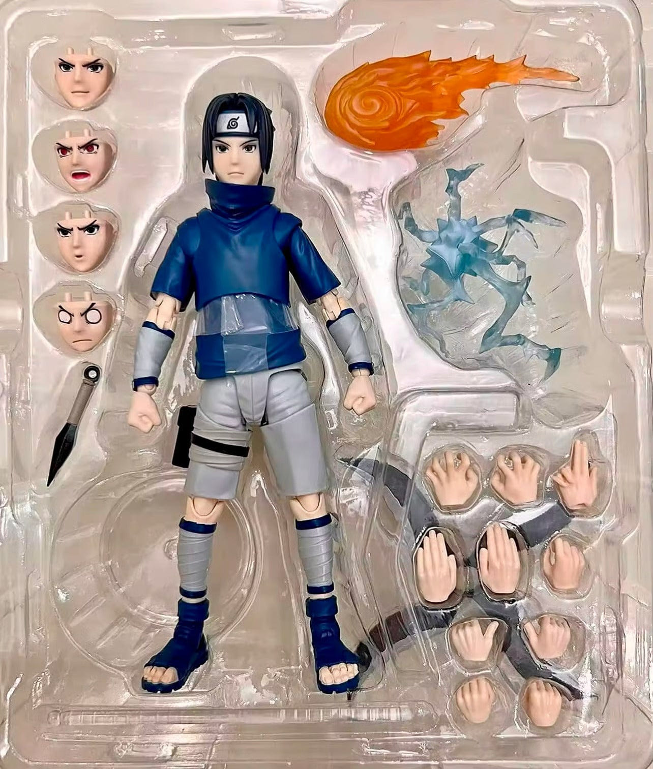SHF Sasuke Uchiha Ninja Prodigy of the Uchiha Clan Bloodline S.H.Figuarts Action Figure - Naruto