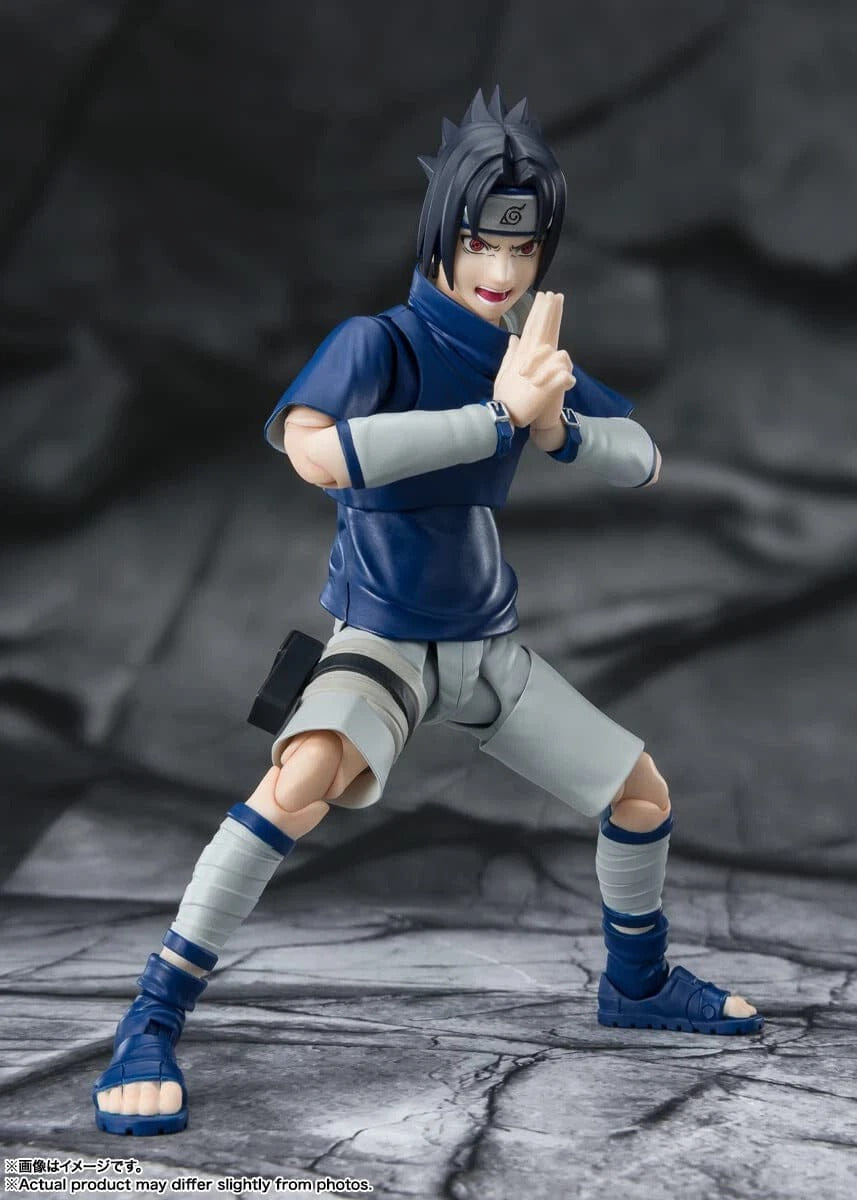 SHF Sasuke Uchiha Ninja Prodigy of the Uchiha Clan Bloodline S.H.Figuarts Action Figure - Naruto