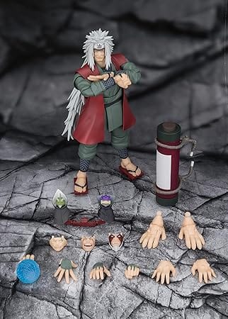 SHF Jiraiya Hidden Leaf Heroic Master Sage Mode S.H.Figuarts Action Figure - Naruto Shippuden