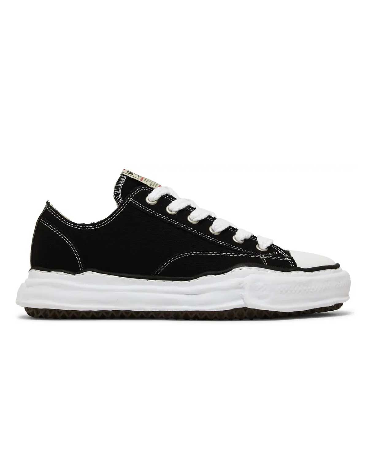 Maison Mihara Yasuhiro PETERSON OG Sole Canvas Low Black/White