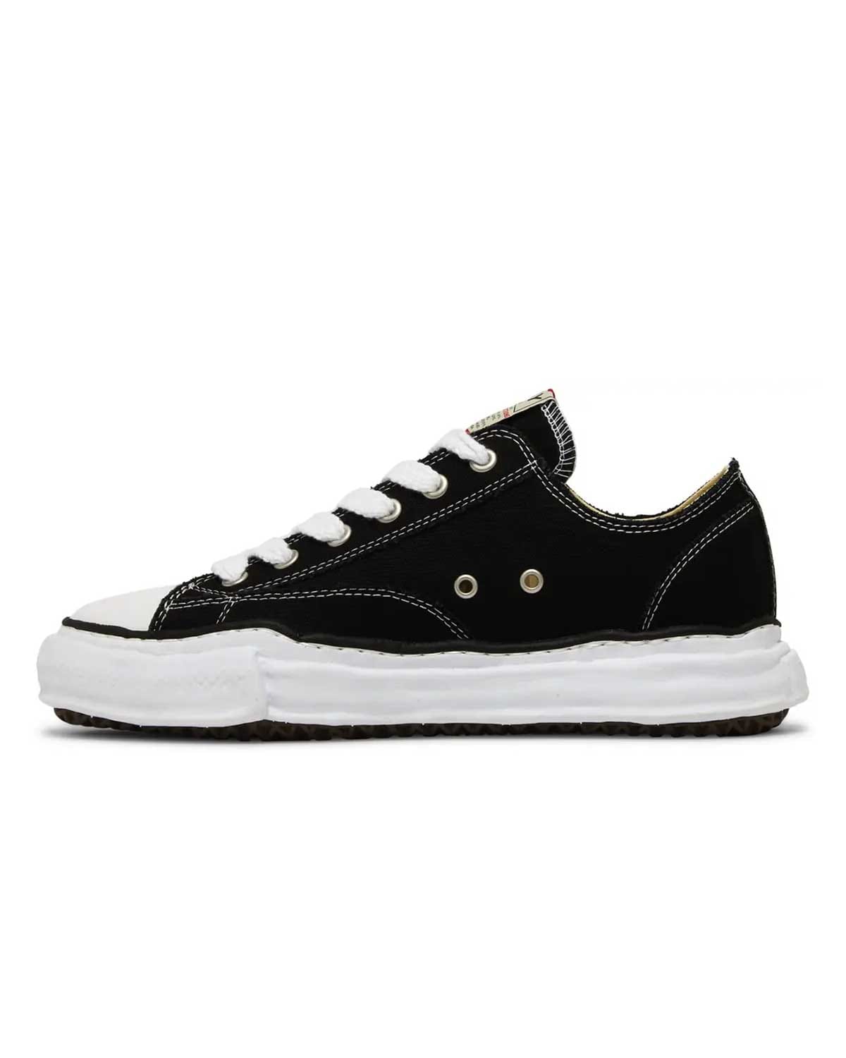 Maison Mihara Yasuhiro PETERSON OG Sole Canvas Low Black/White