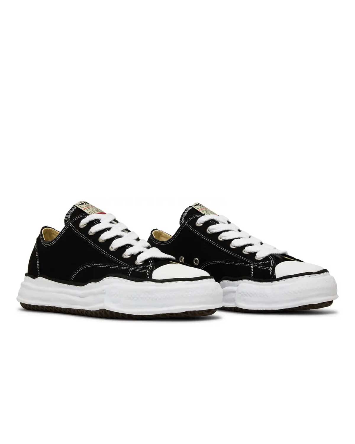 Maison Mihara Yasuhiro PETERSON OG Sole Canvas Low Black/White