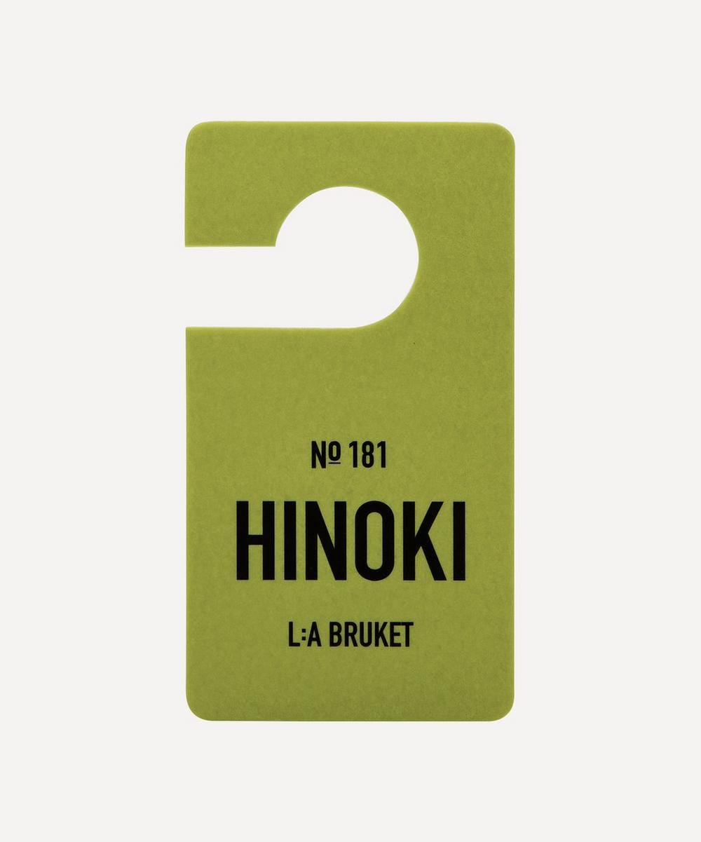 L:A Bruket Fragrance Tag Hinoki