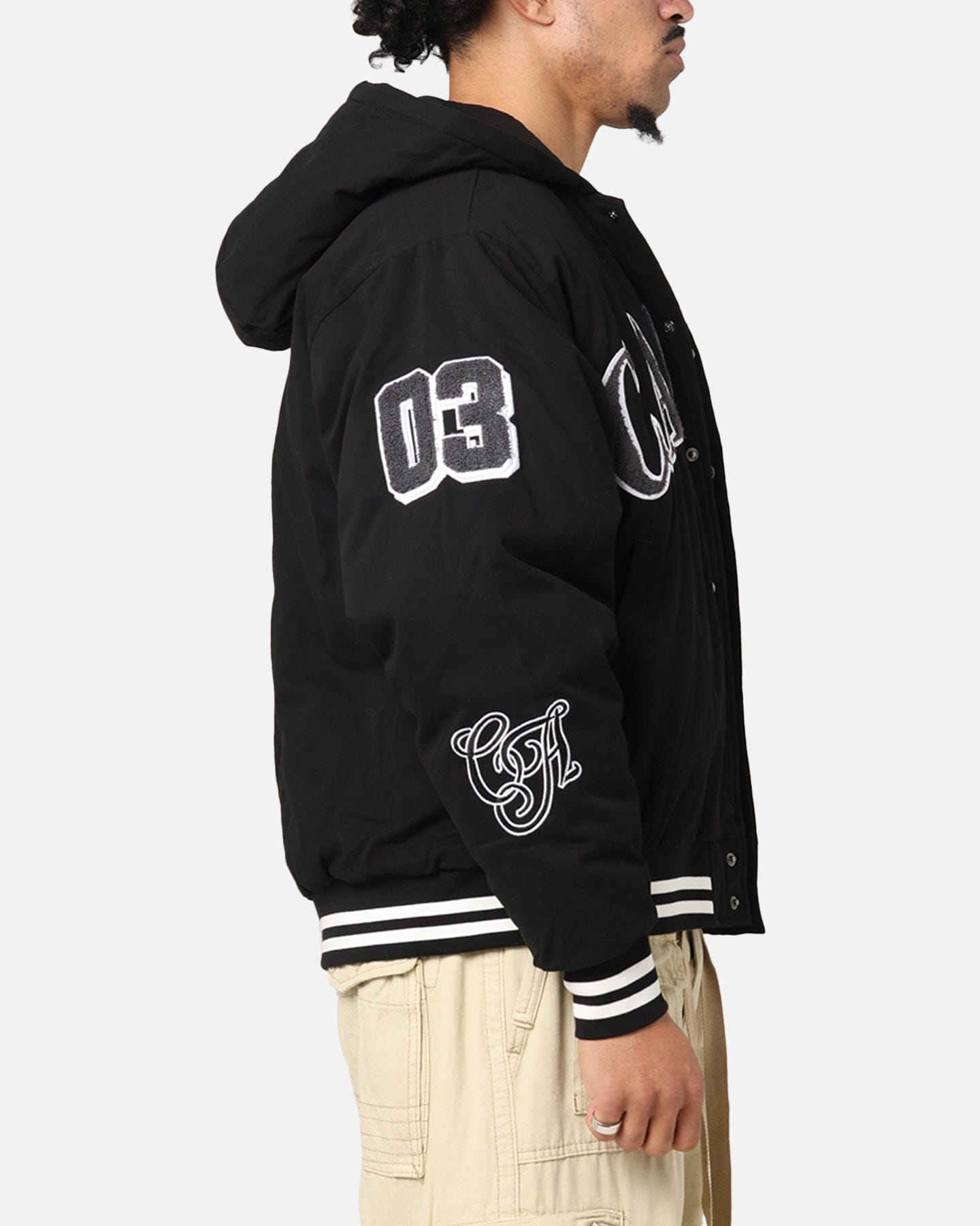 Carre C - Star Varsity Jacket Black