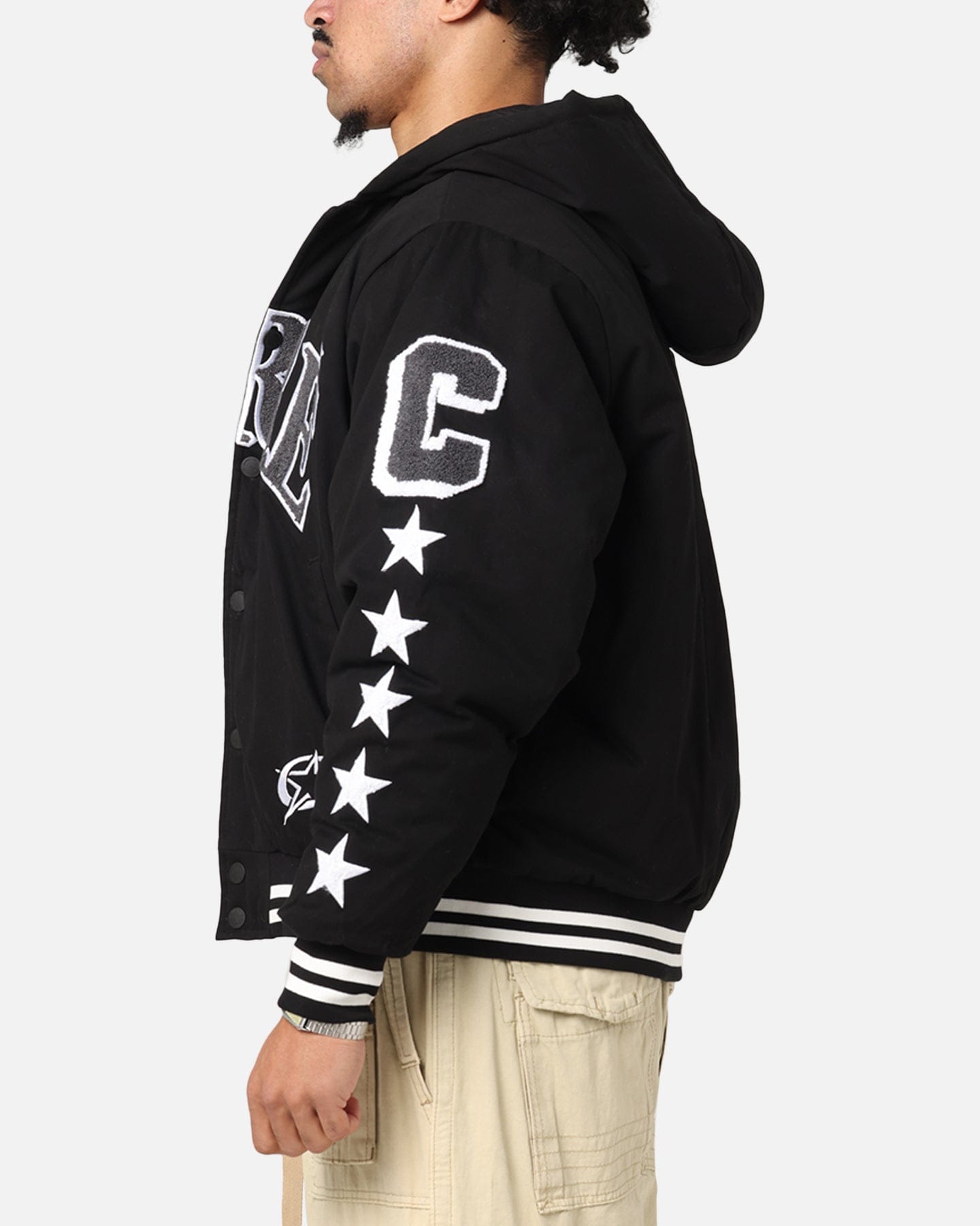Carre C - Star Varsity Jacket Black