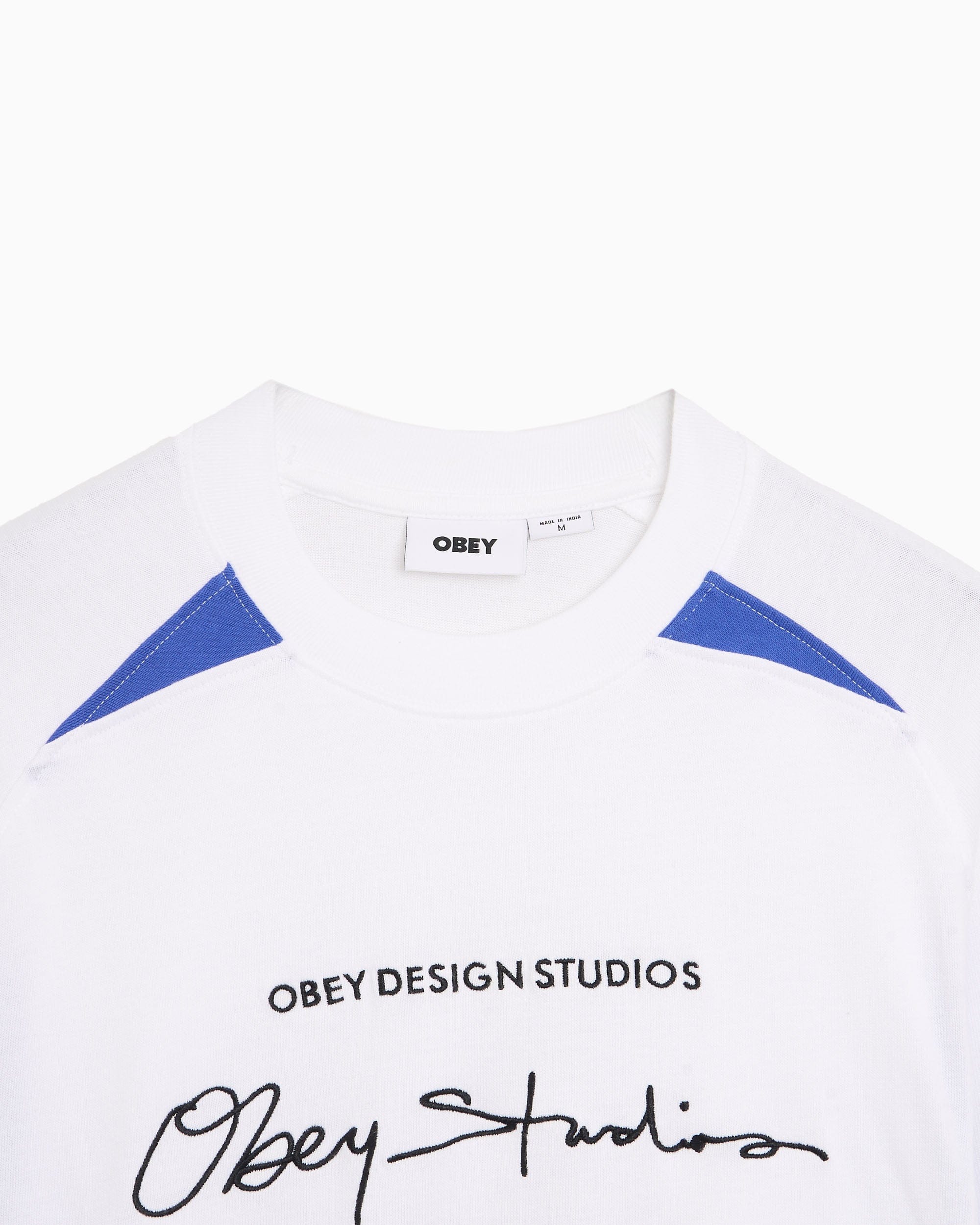 OBEY Clothing Camiseta bordado de manga larga OBEY Clothing League para hombre