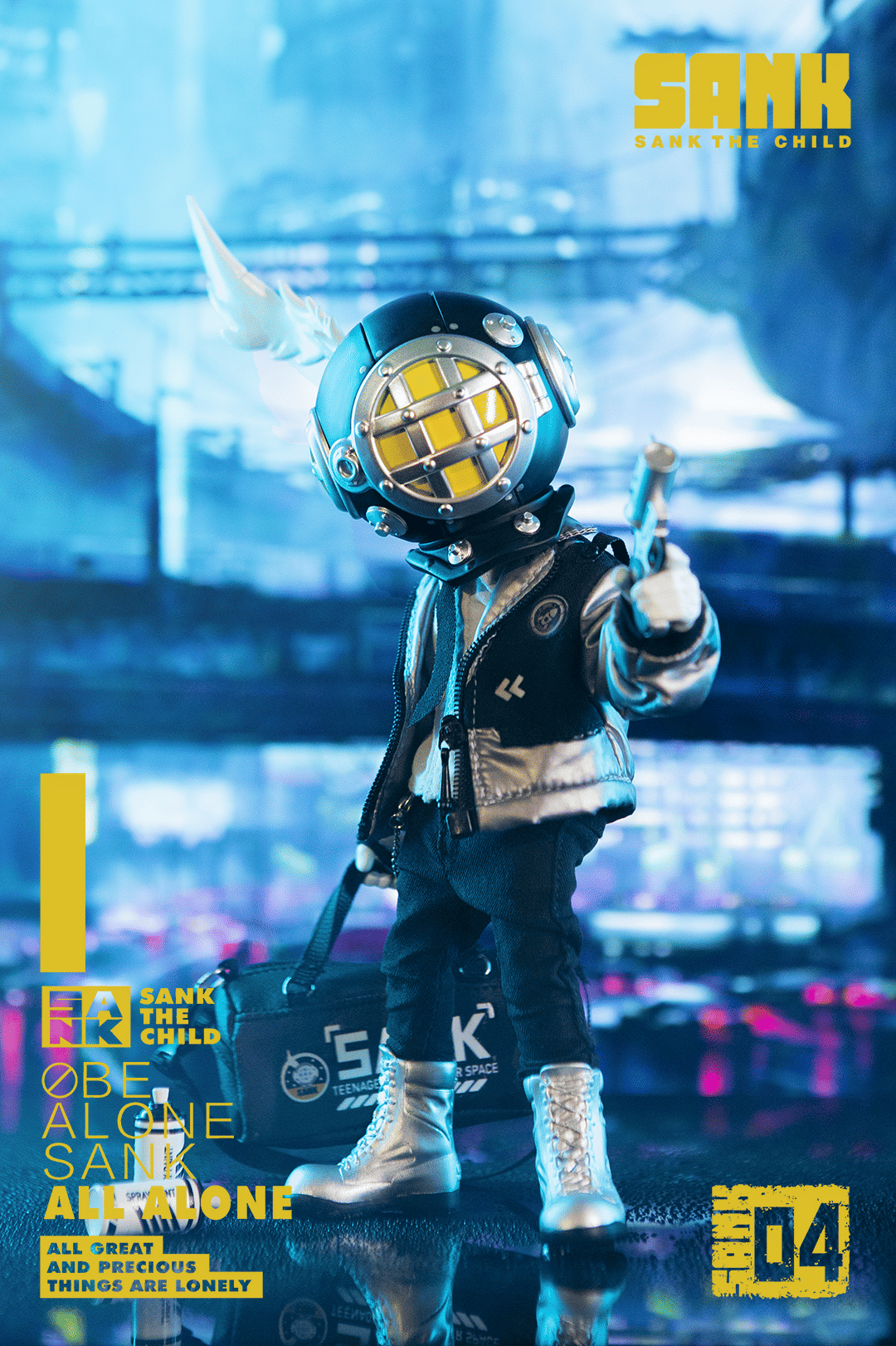 Action Sank Toys Sank - Action Figure - Future Boy sold by Geek PH Store
