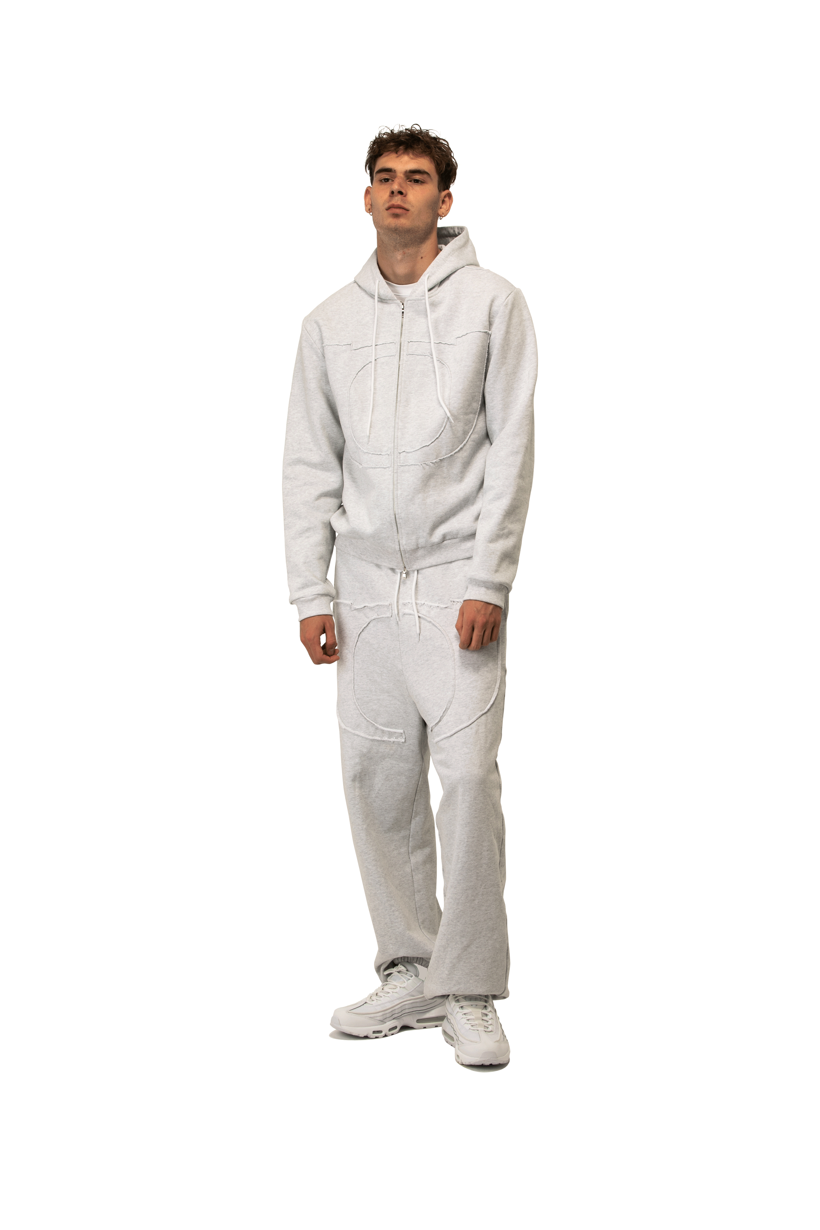 Logo Stitched Logo Hoodie