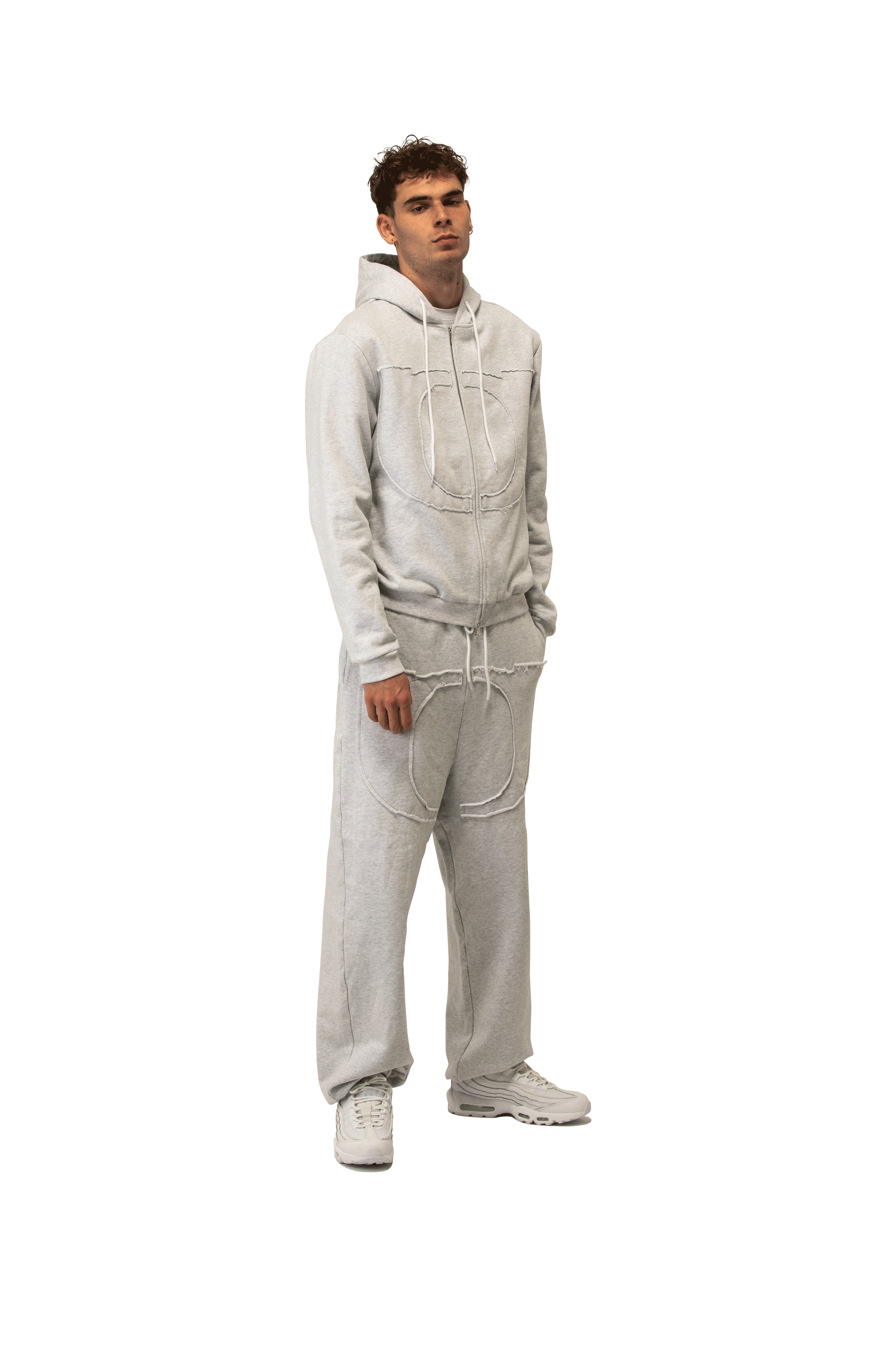 Logo Stitched Logo Hoodie