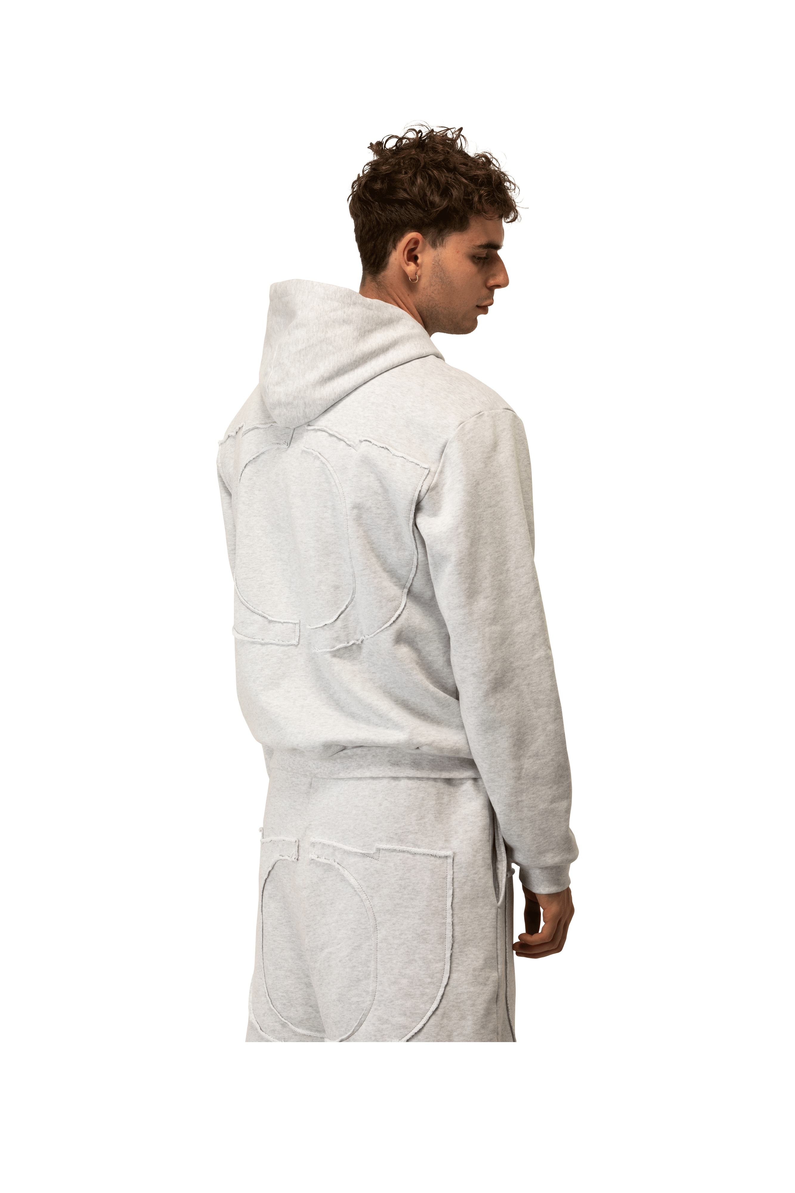 Logo Stitched Logo Hoodie