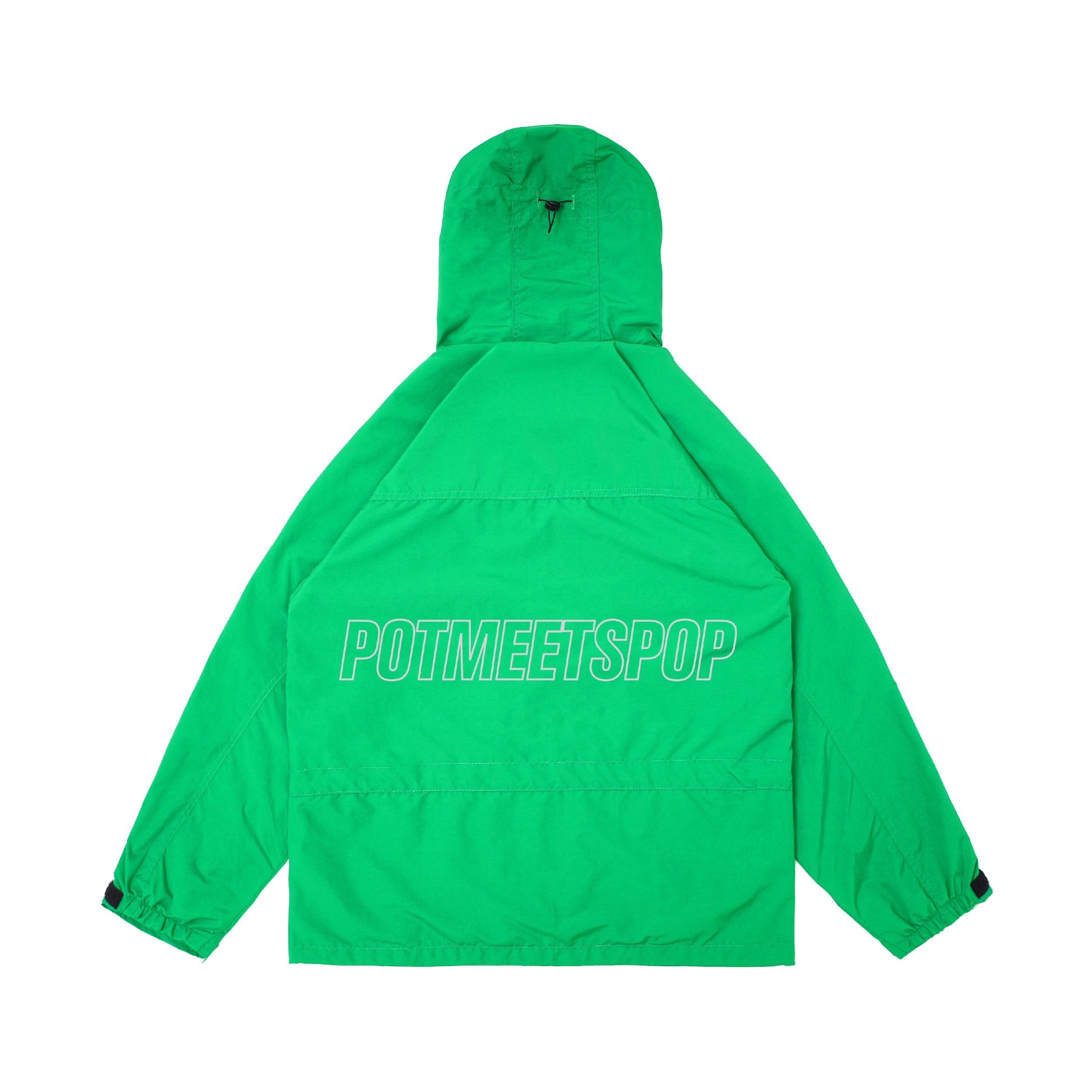 Pot Meets Pop Leafy Outdoor Jacket - Green