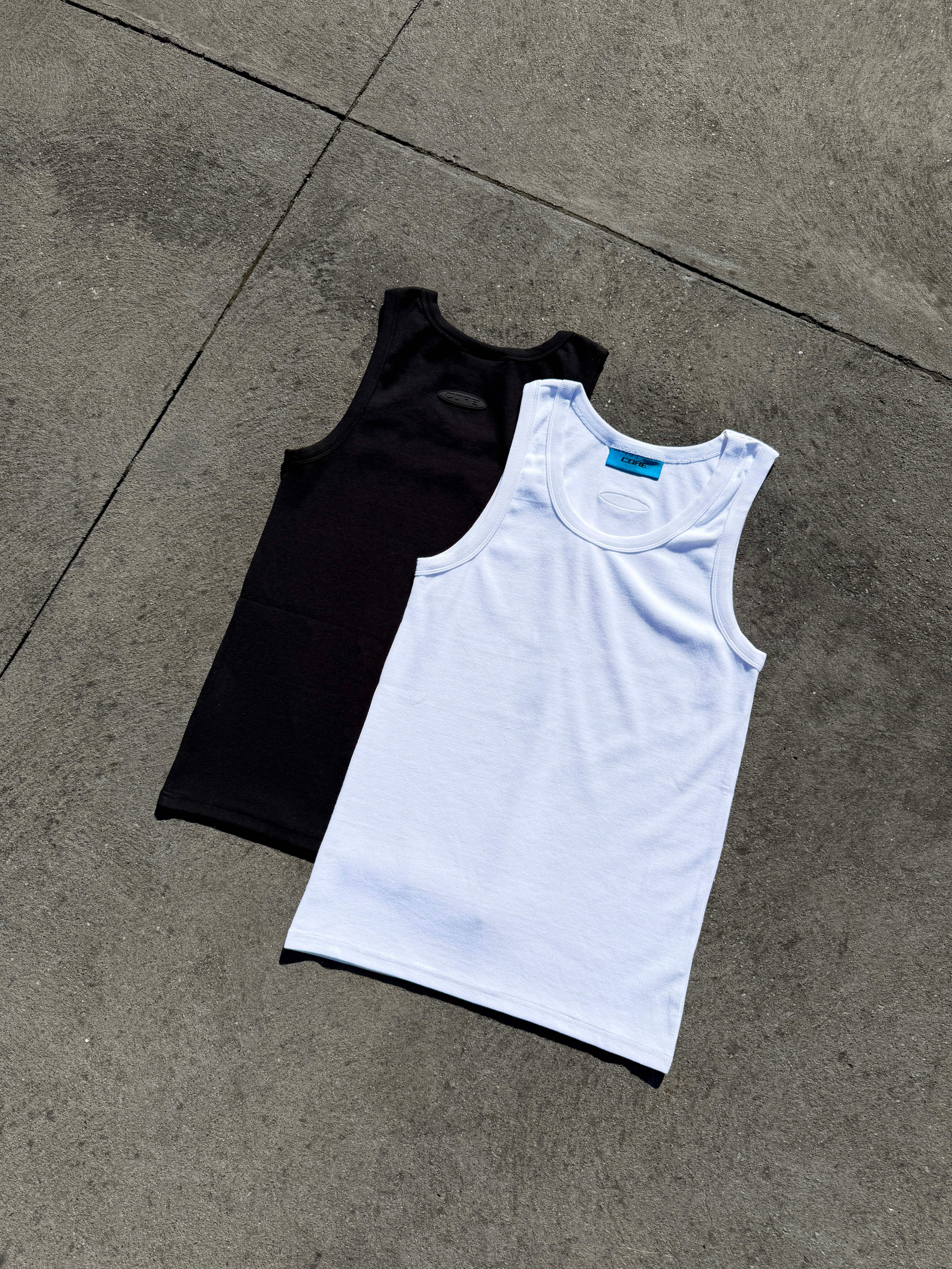 Prior Archives CORE Essentials Ribbed Tank Arctic