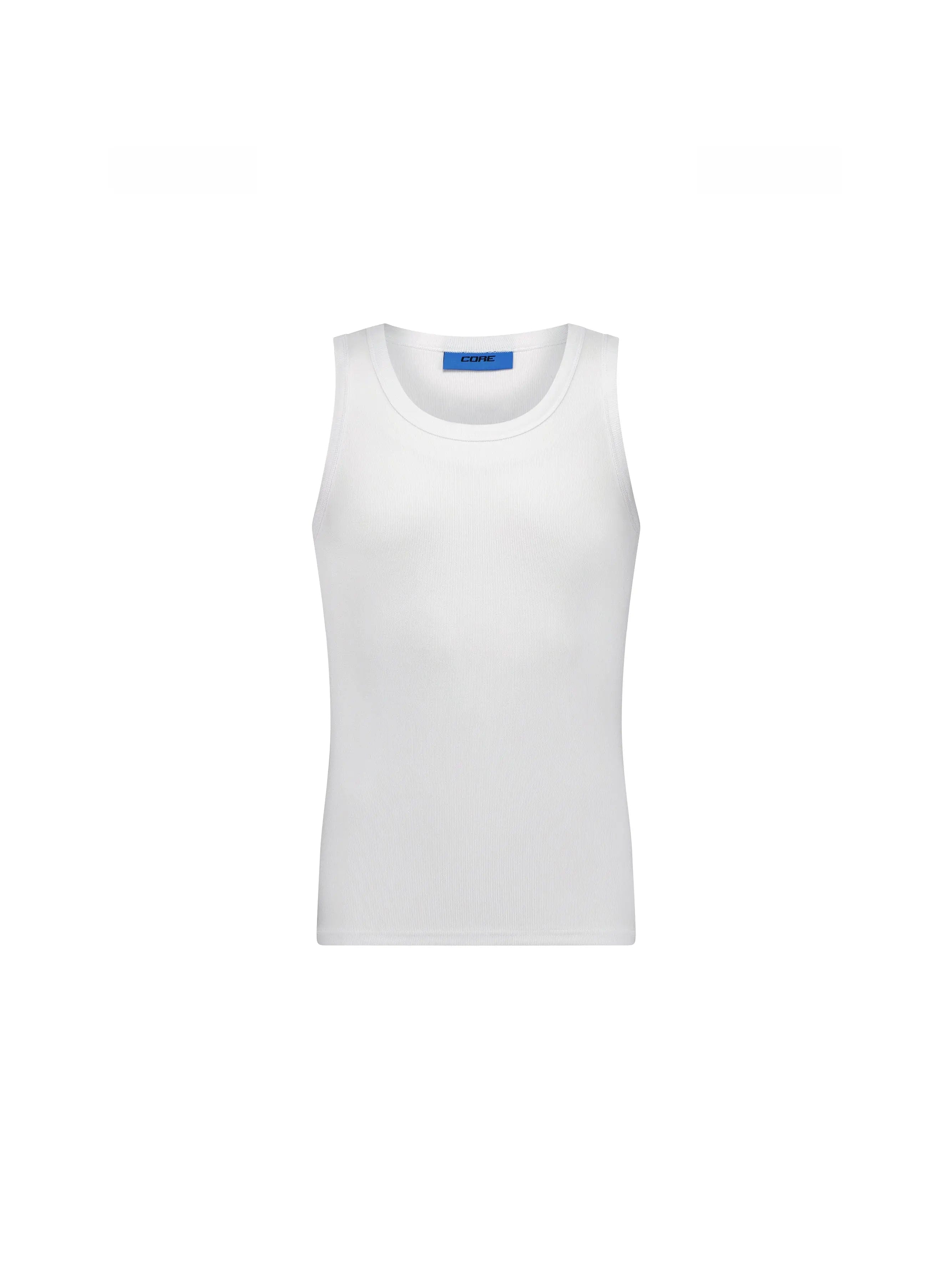 Prior Archives CORE Essentials Ribbed Tank Arctic