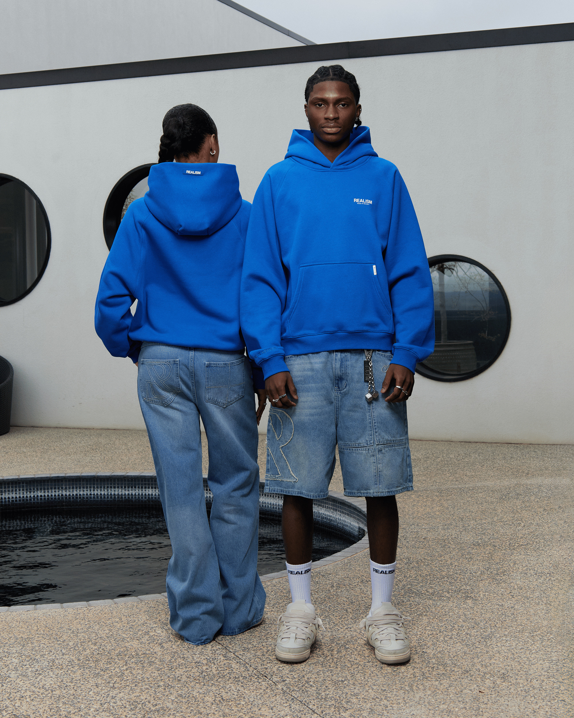 Realism SSS REALISM STUDIO HOODIE AZURE