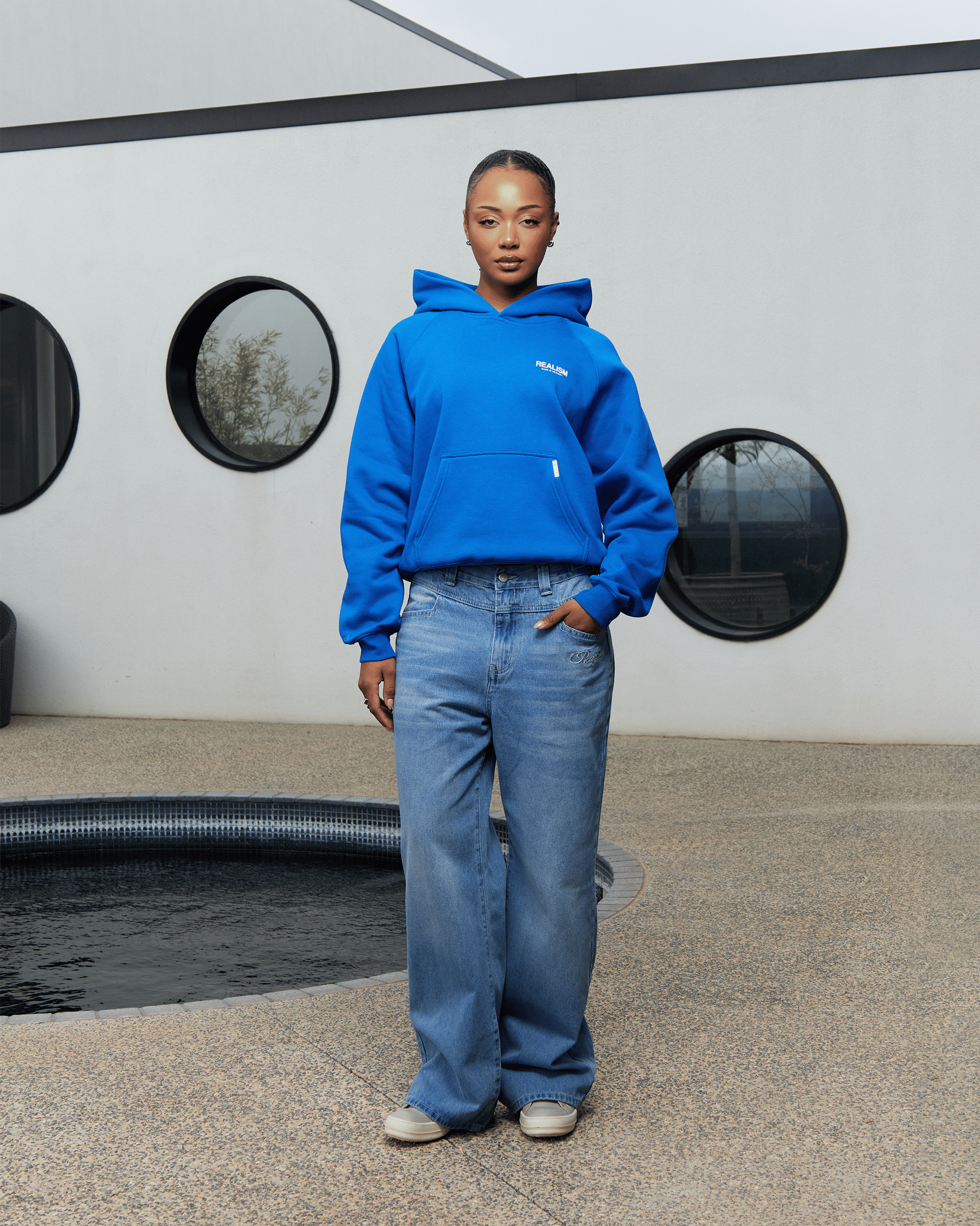 Realism SSS REALISM STUDIO HOODIE AZURE