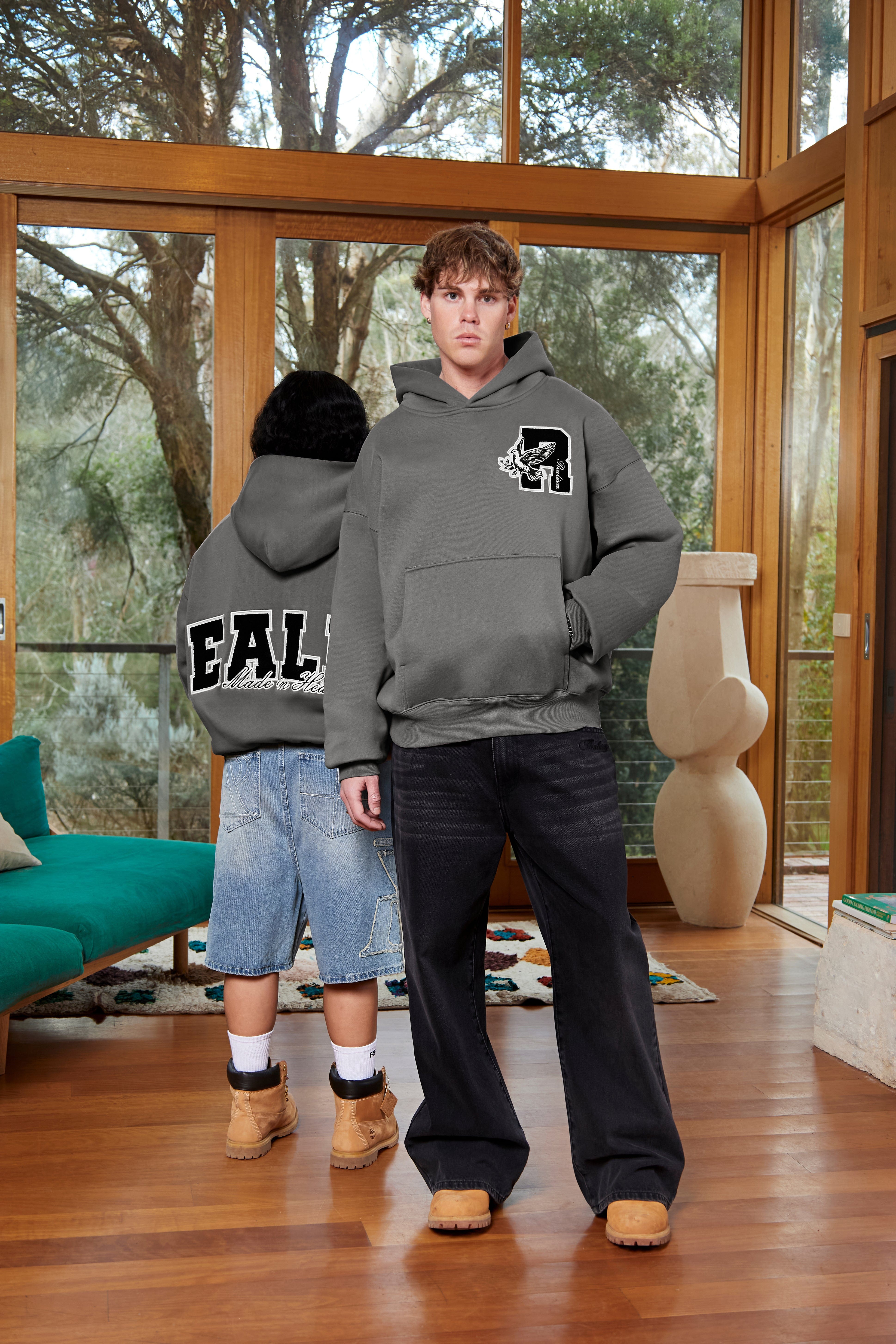 Realism SSS REALISM COLLEGE TEAM HOODIE V2 COOL GREY